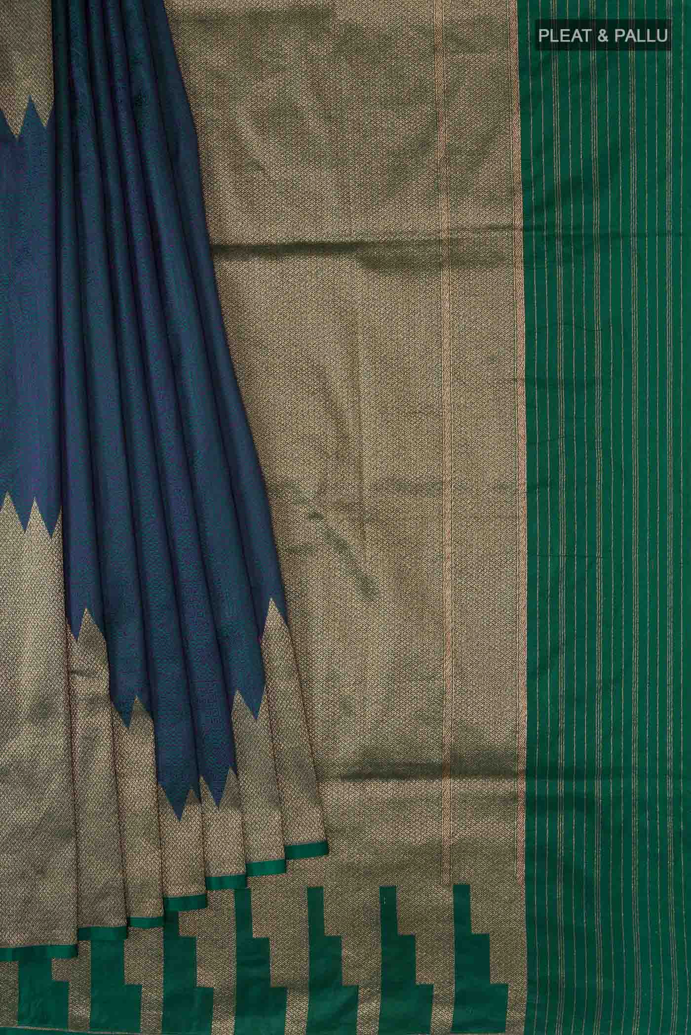 pleats pallu