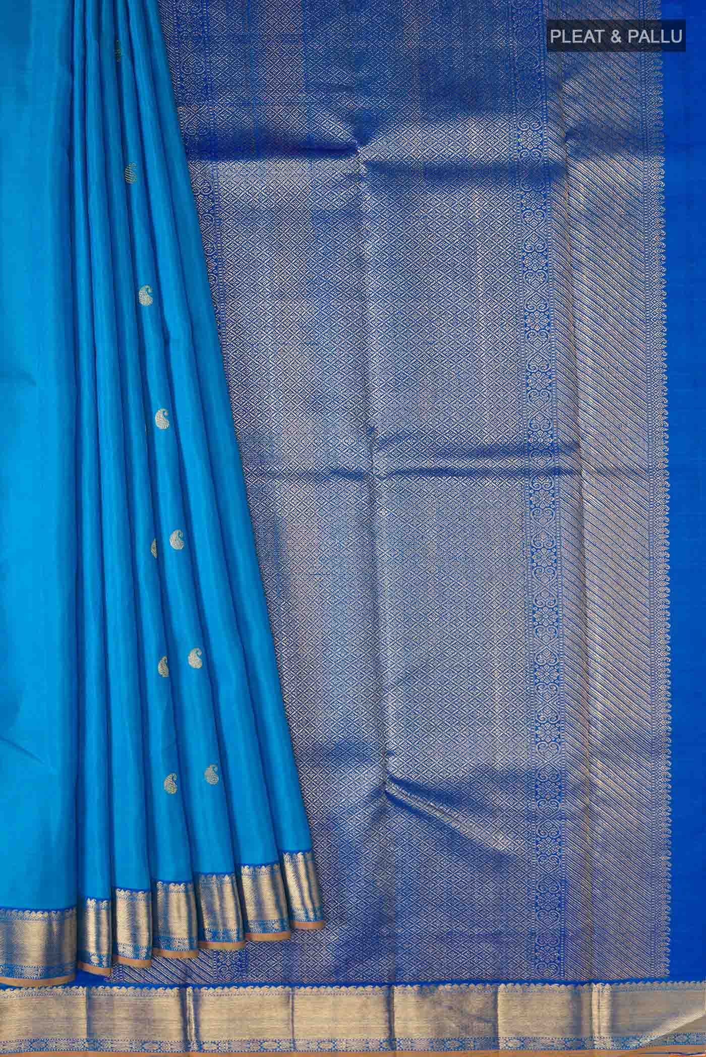 pleats pallu