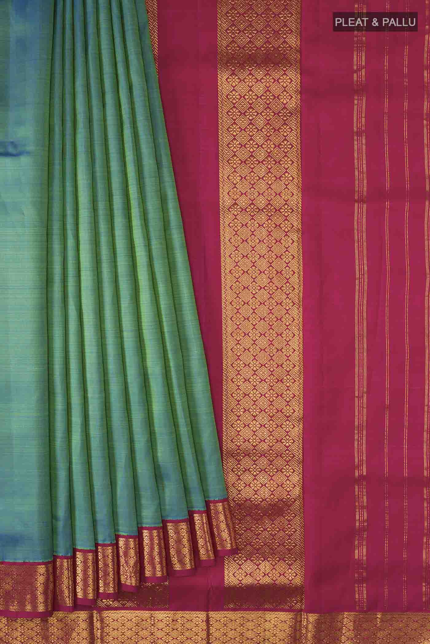 pleats pallu