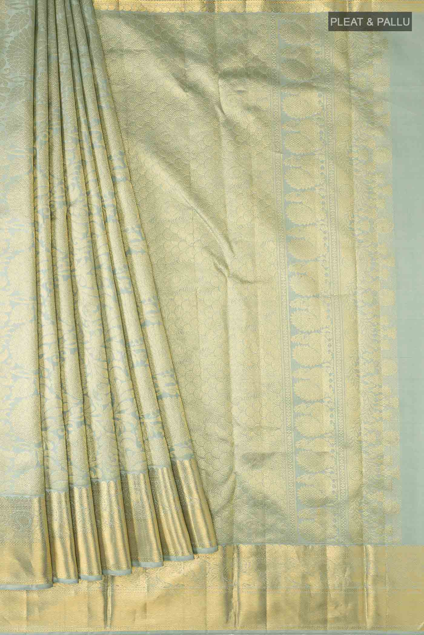 pleats pallu