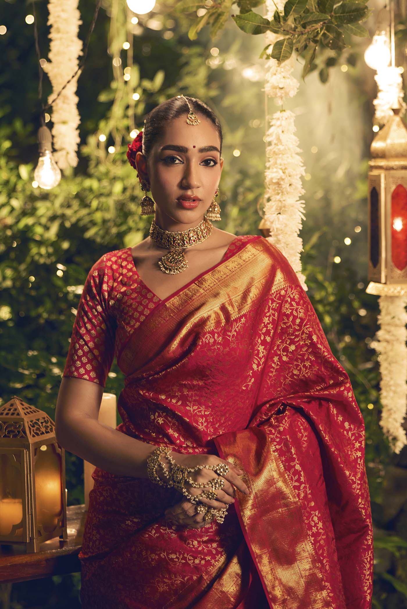 Swarnika-Pink Kanchipuram Silk Saree