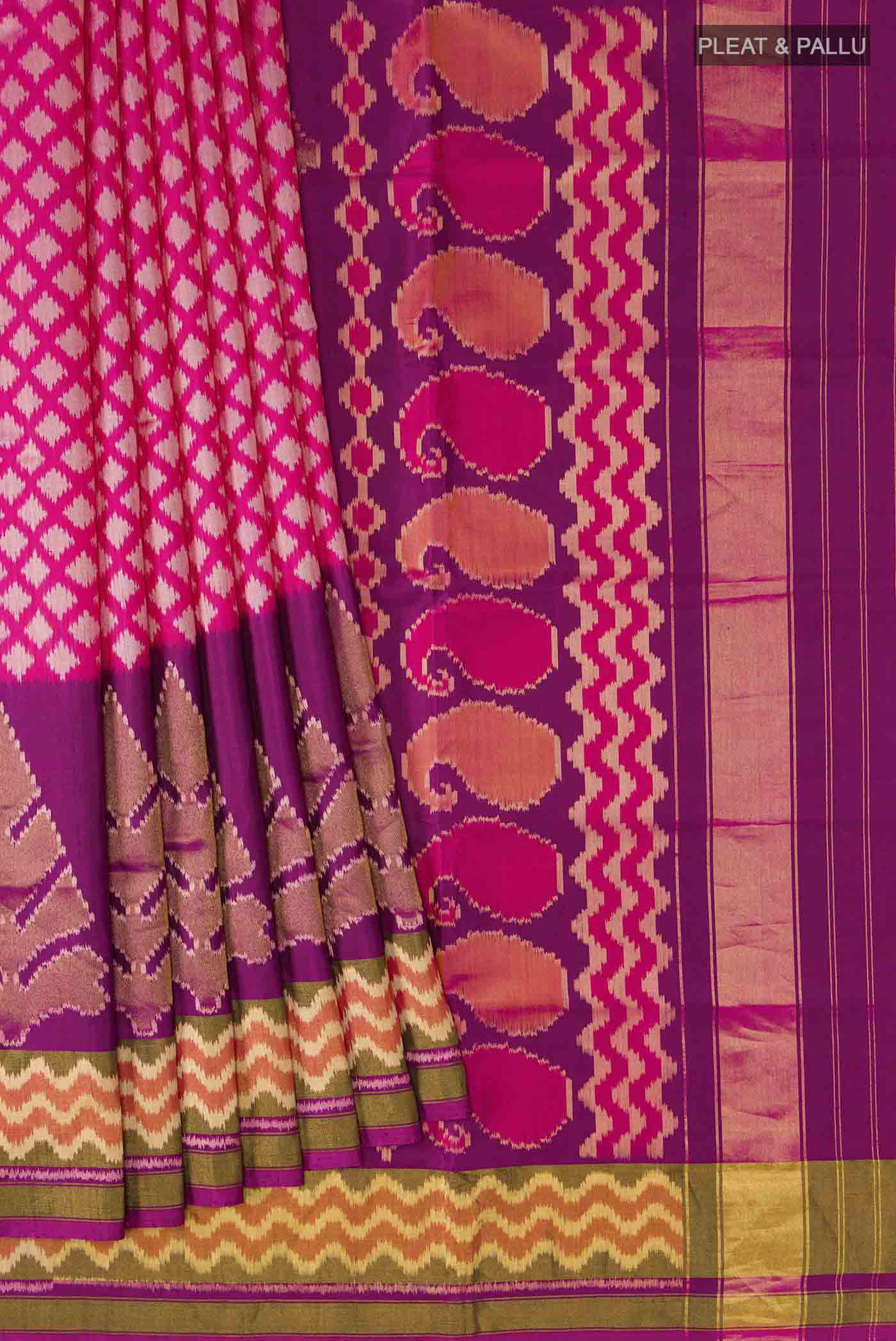 pleats pallu