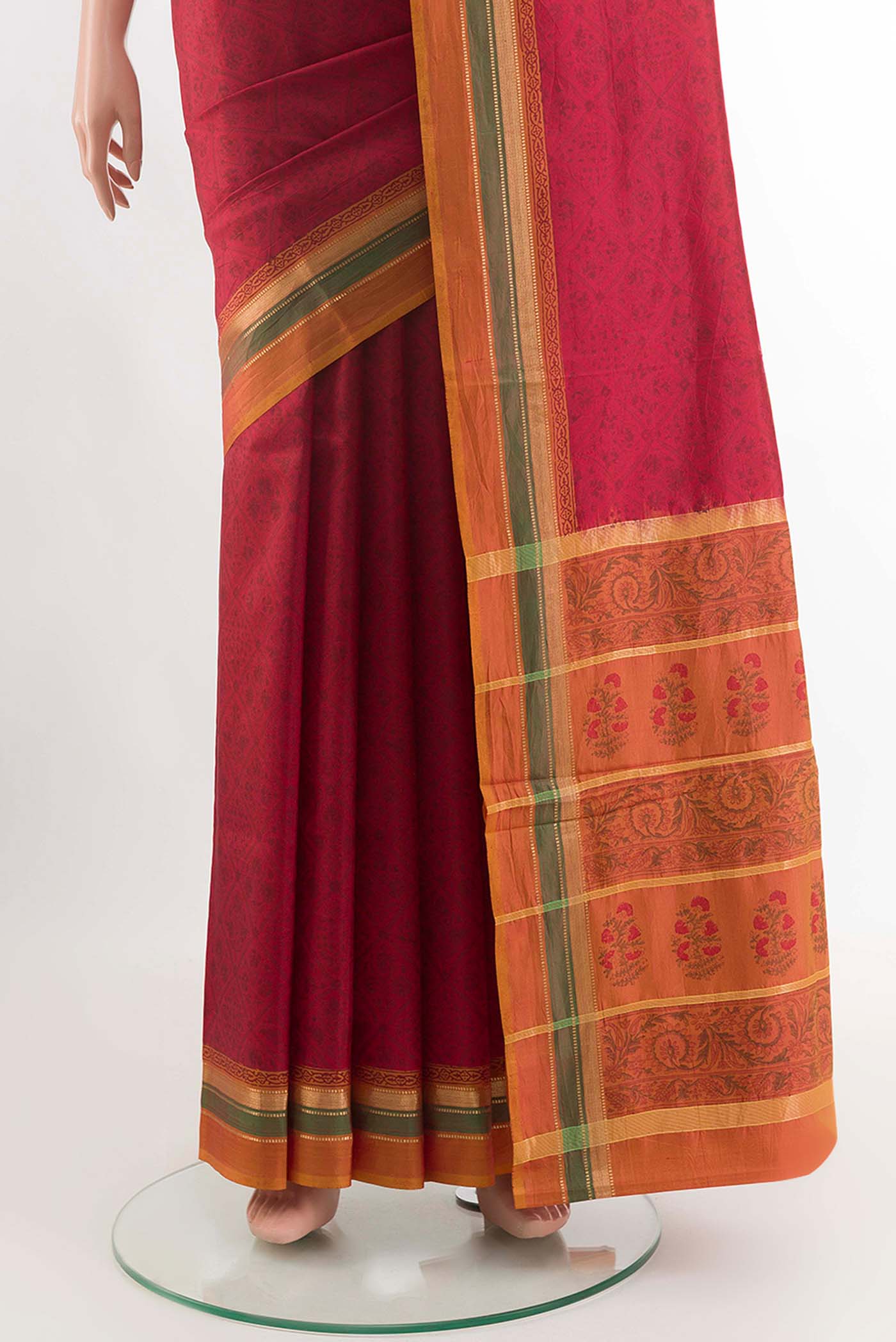 pleats pallu