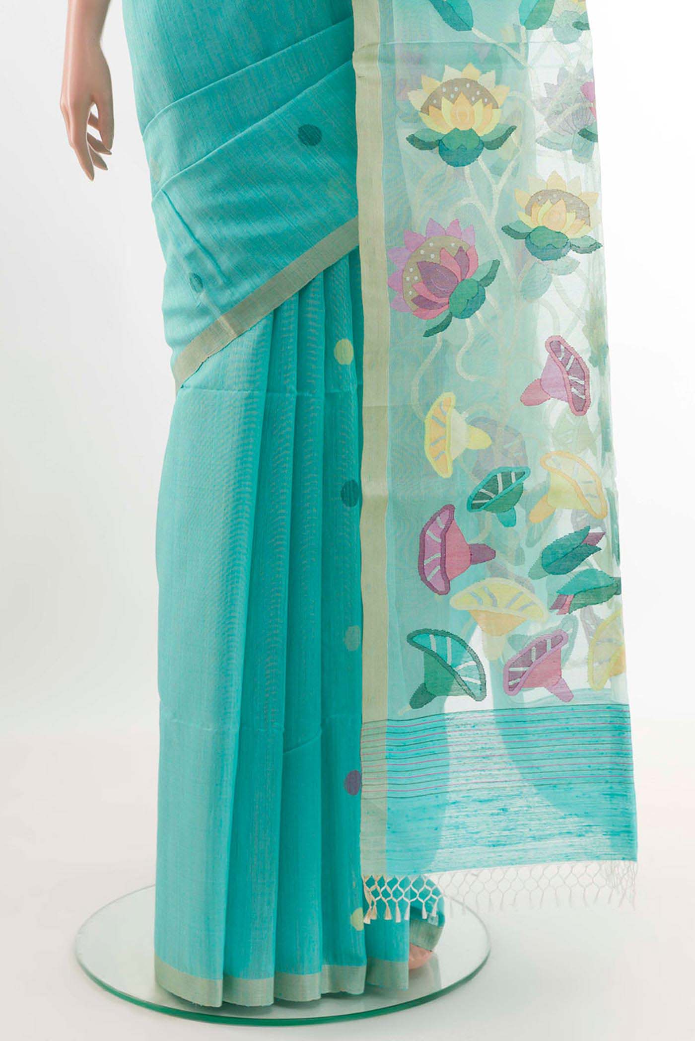 pleats pallu