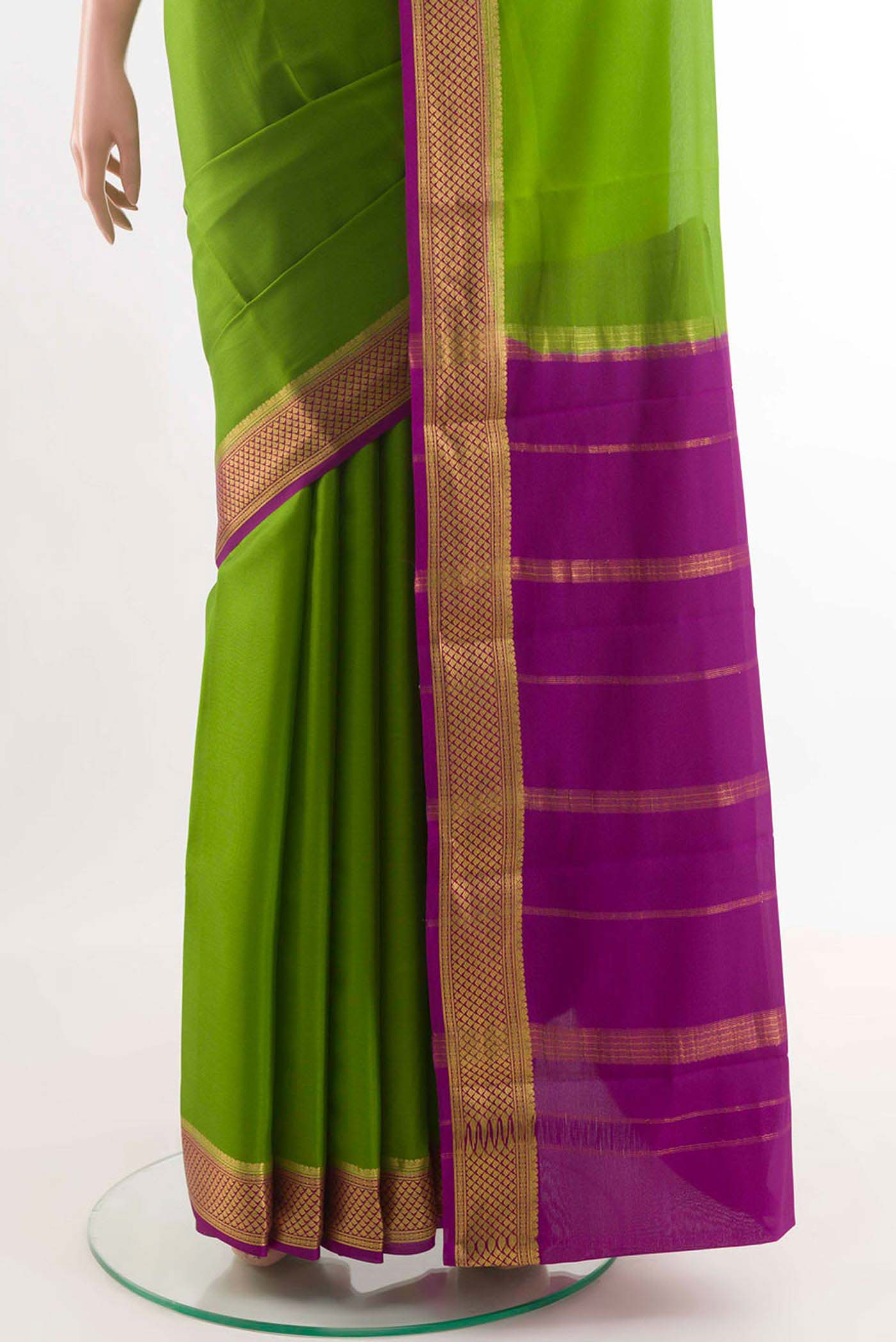 pleats pallu