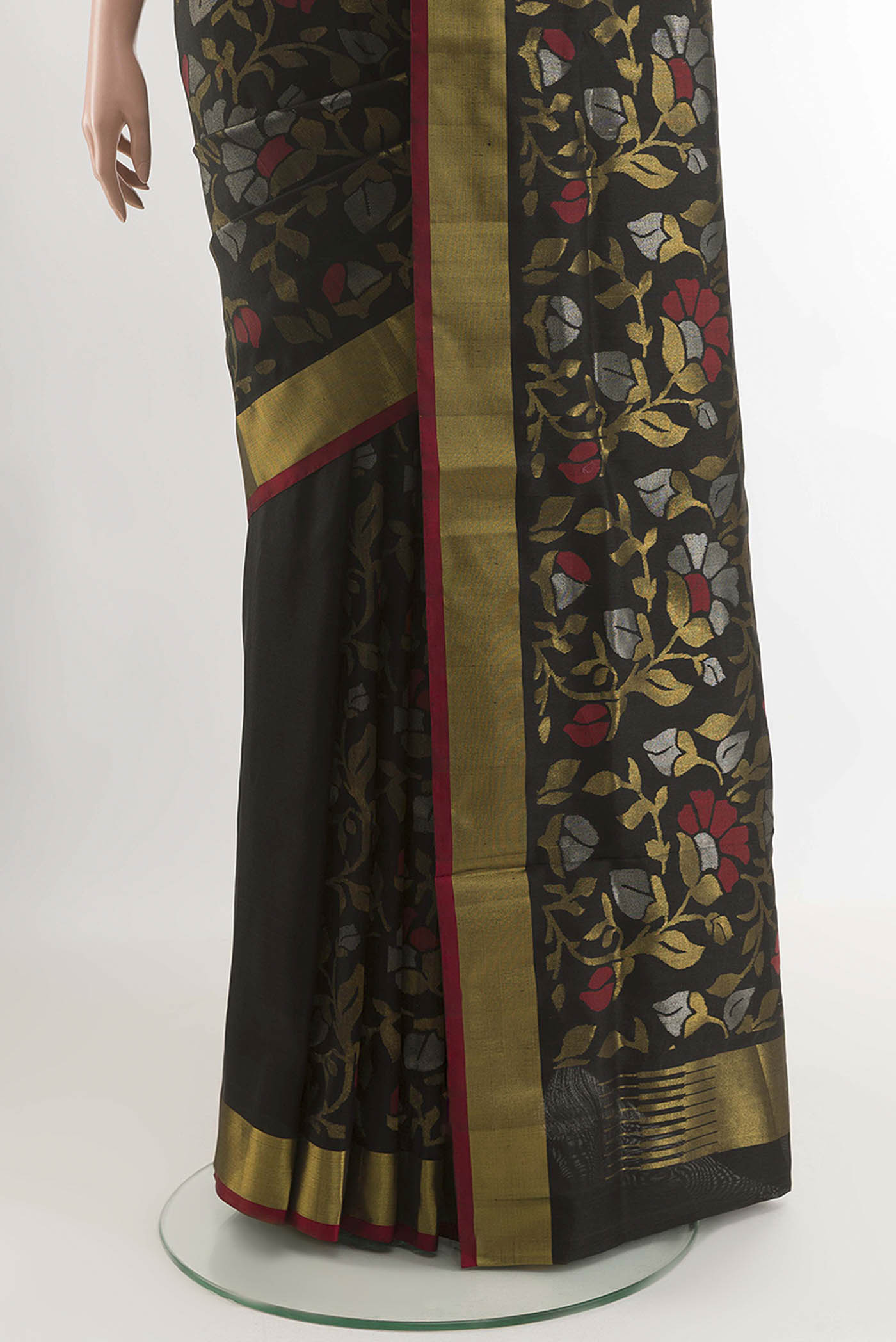 pleats pallu