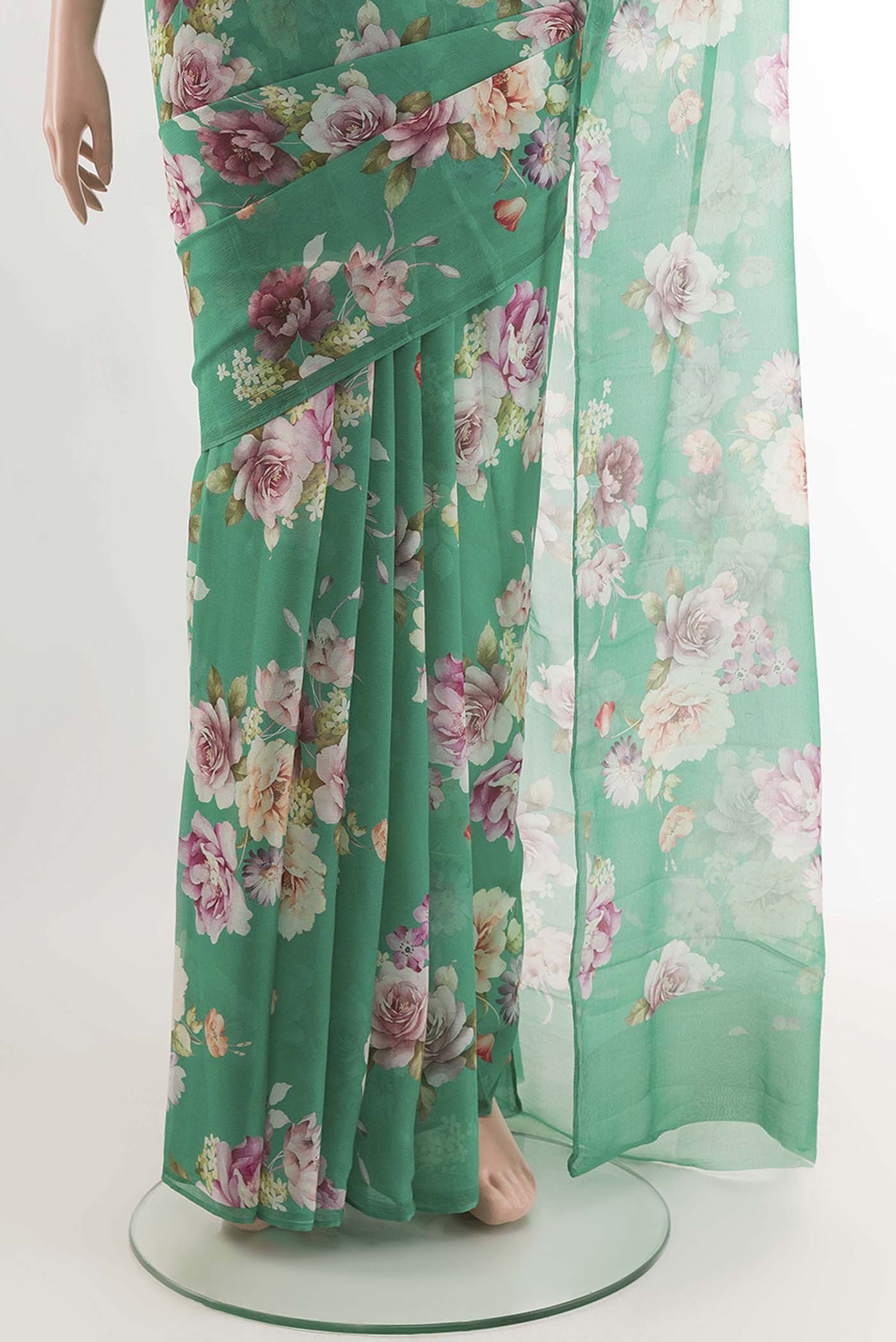 pleats pallu