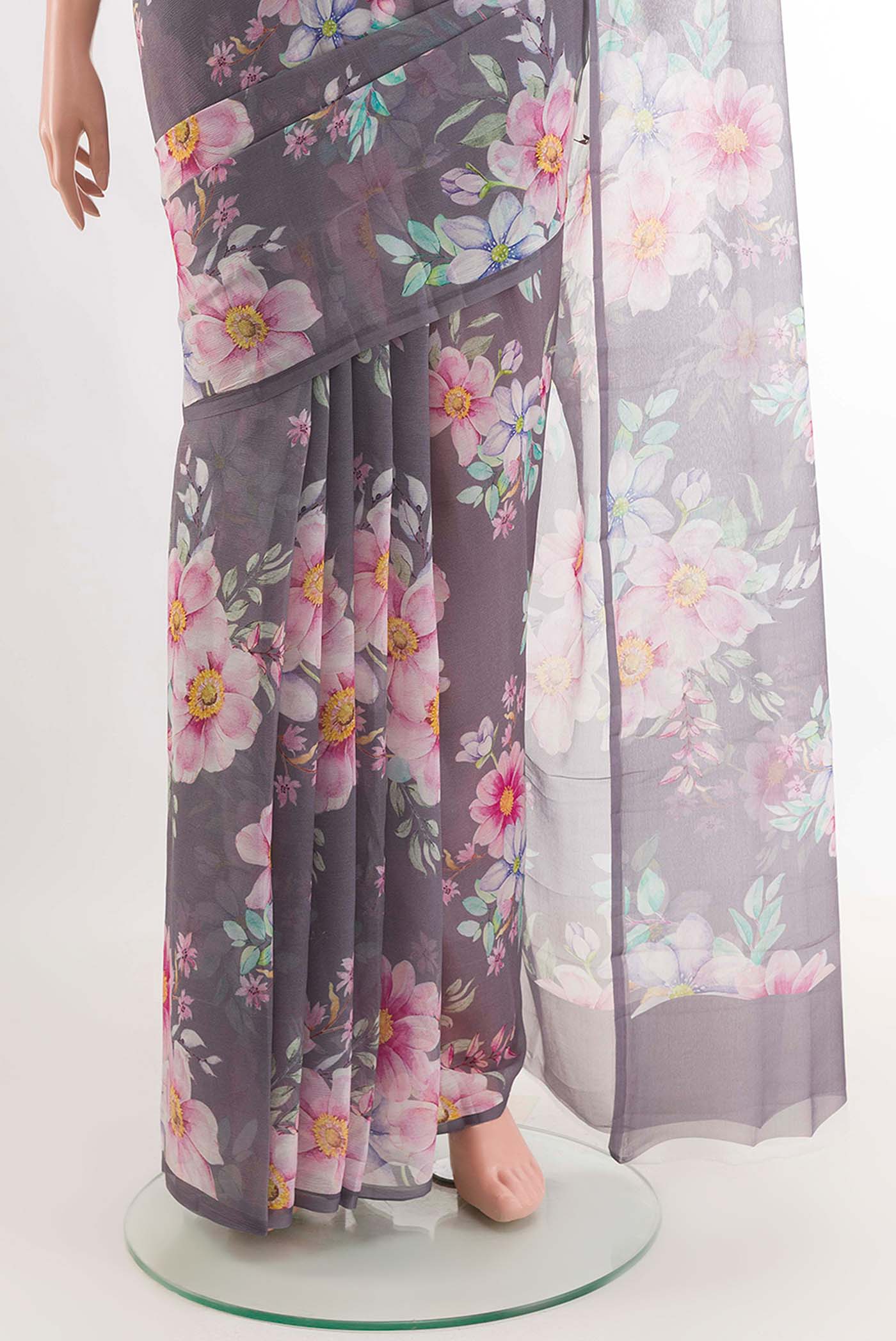 pleats pallu
