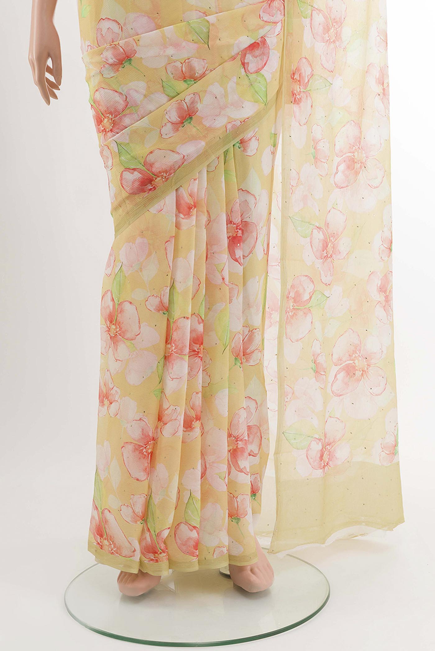 pleats pallu