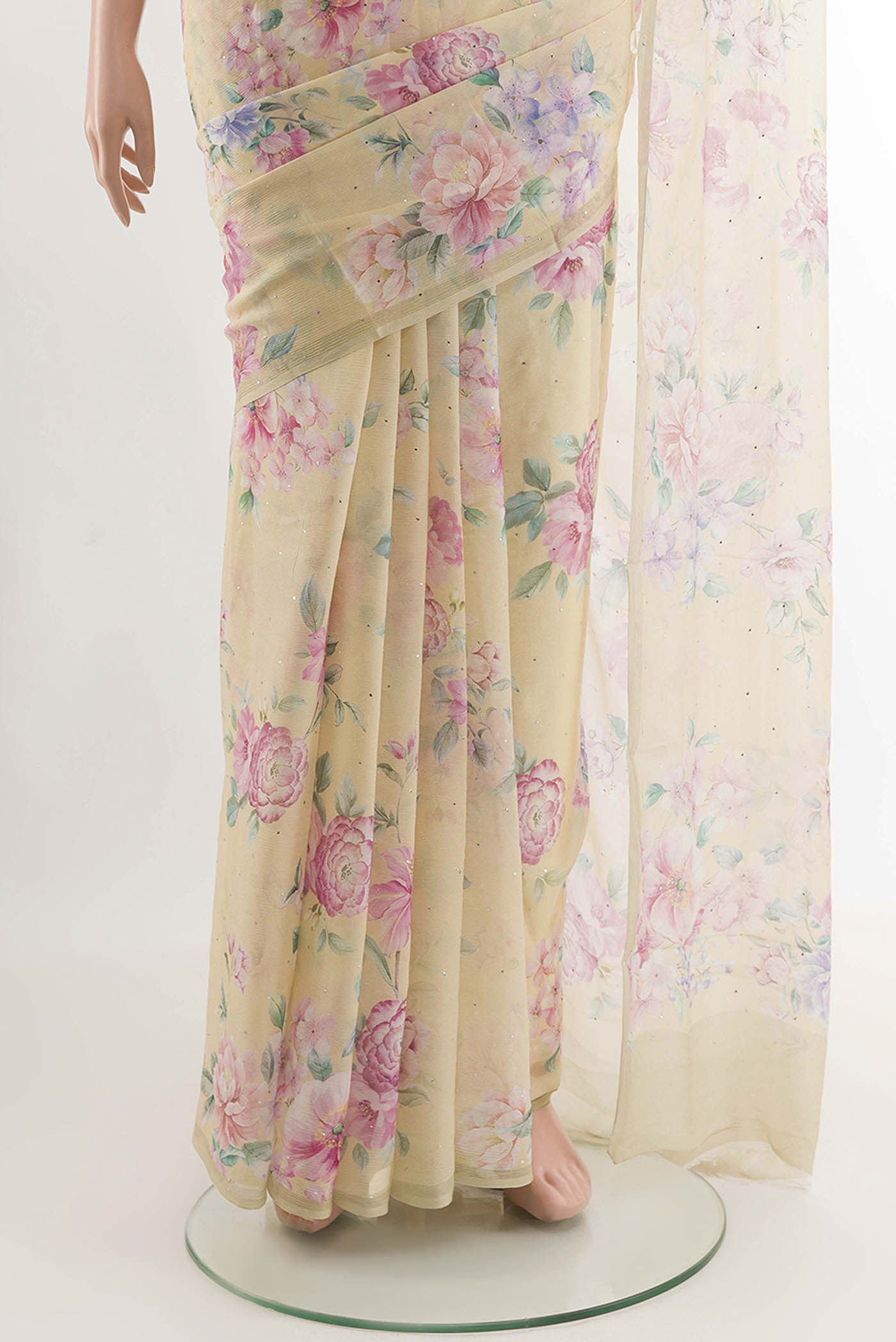 pleats pallu