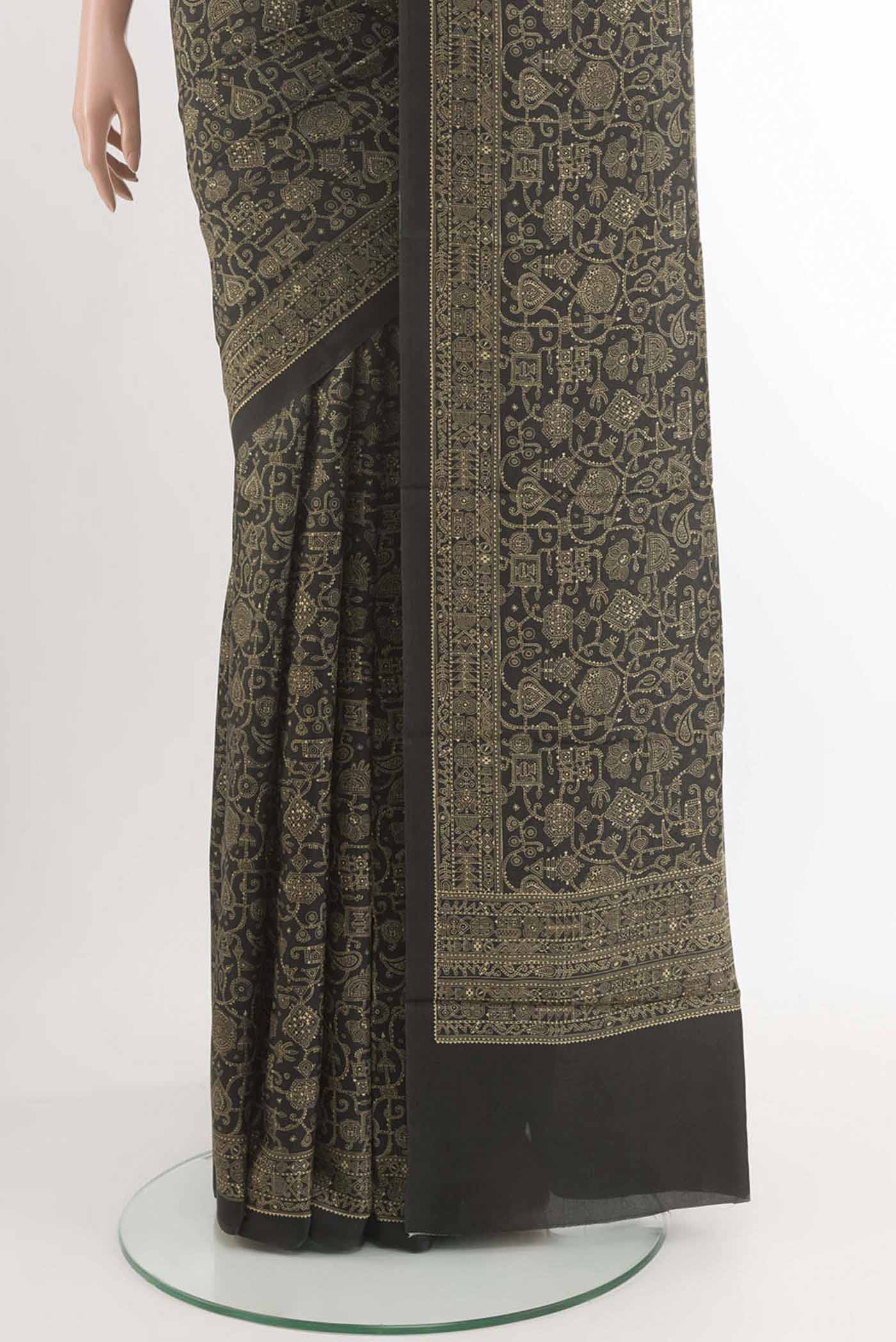 pleats pallu