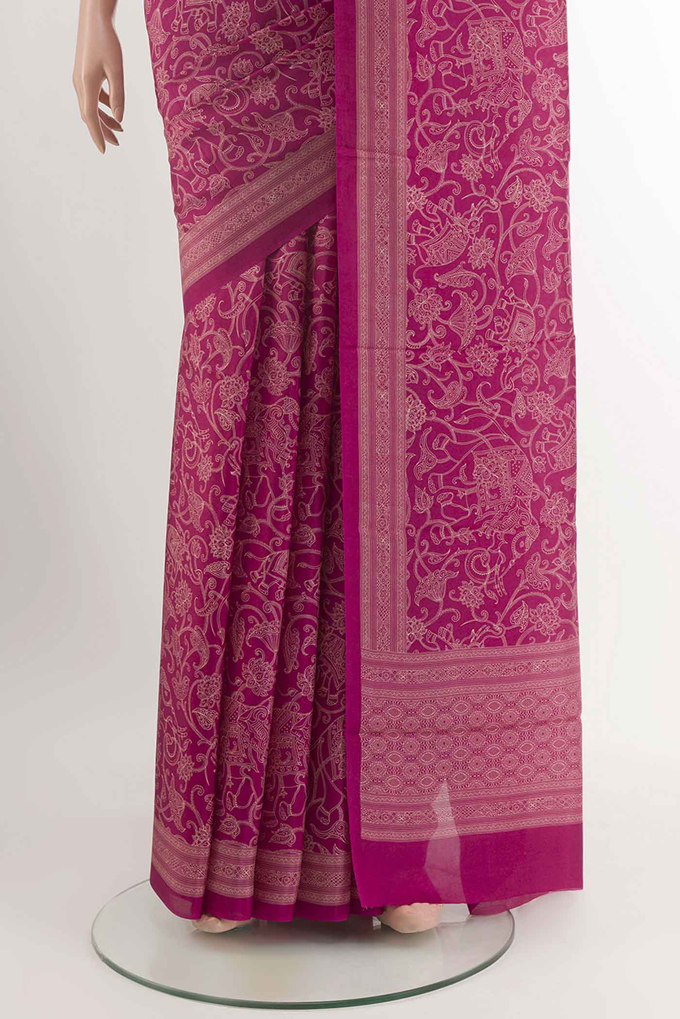 pleats pallu