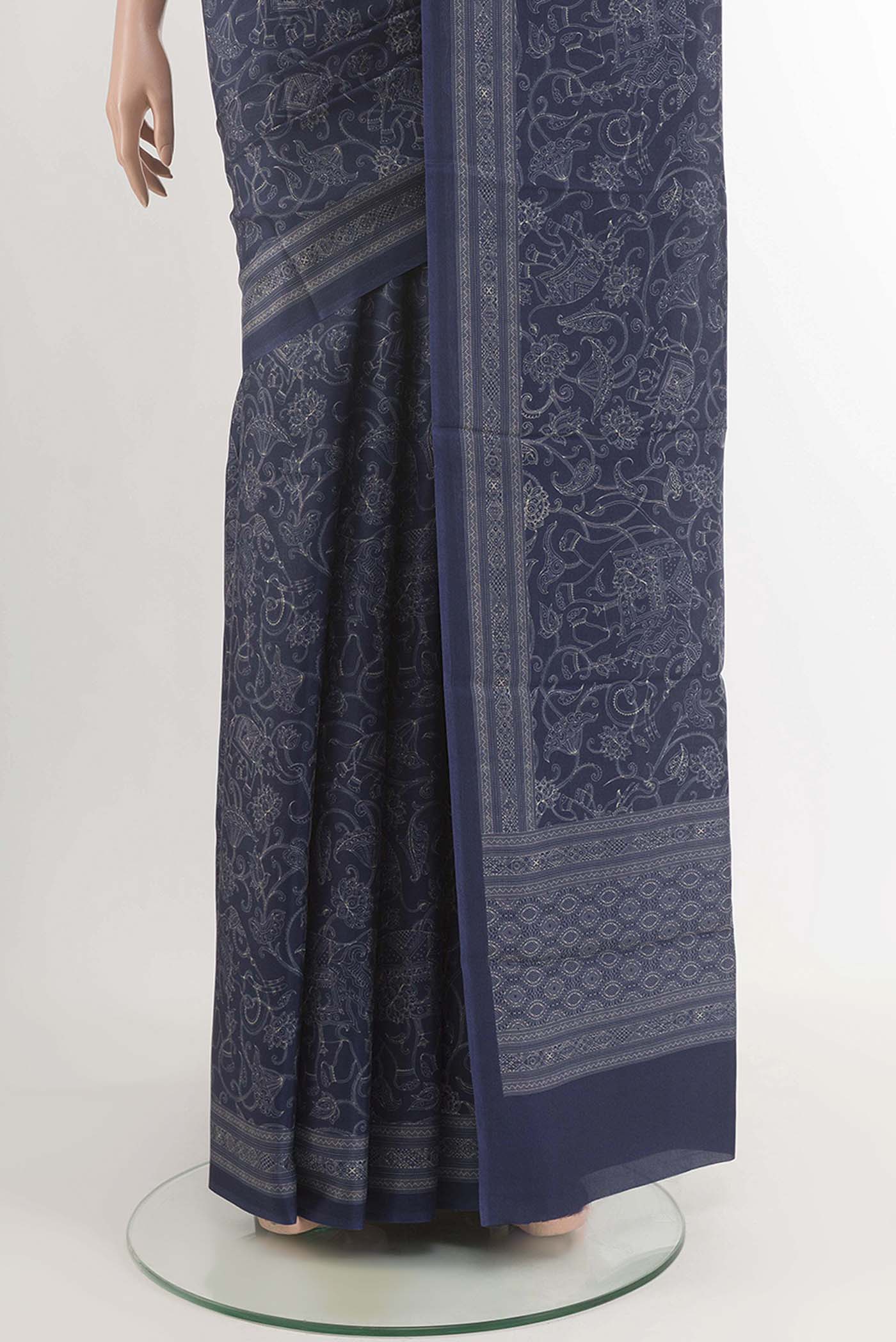 pleats pallu