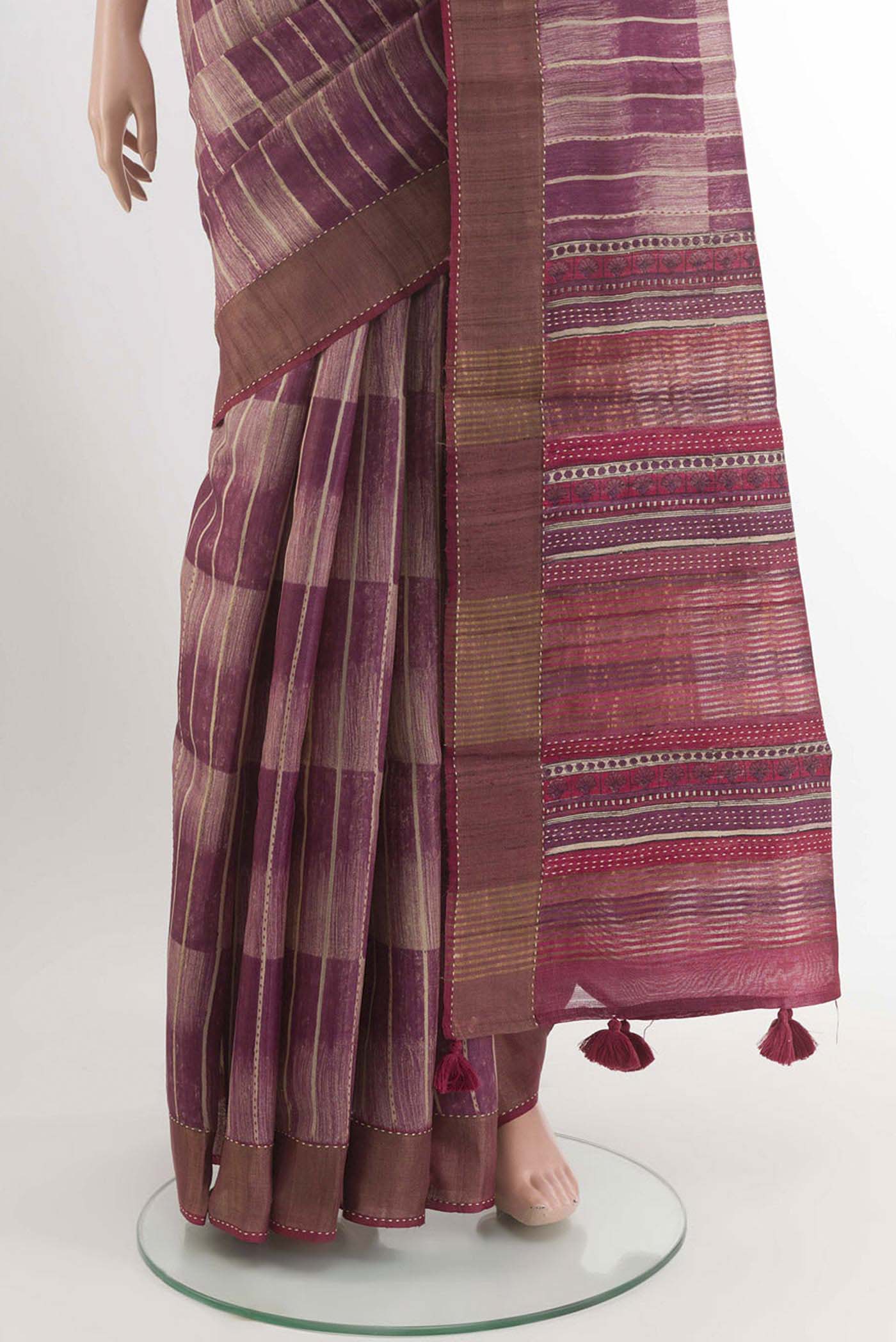 pleats pallu