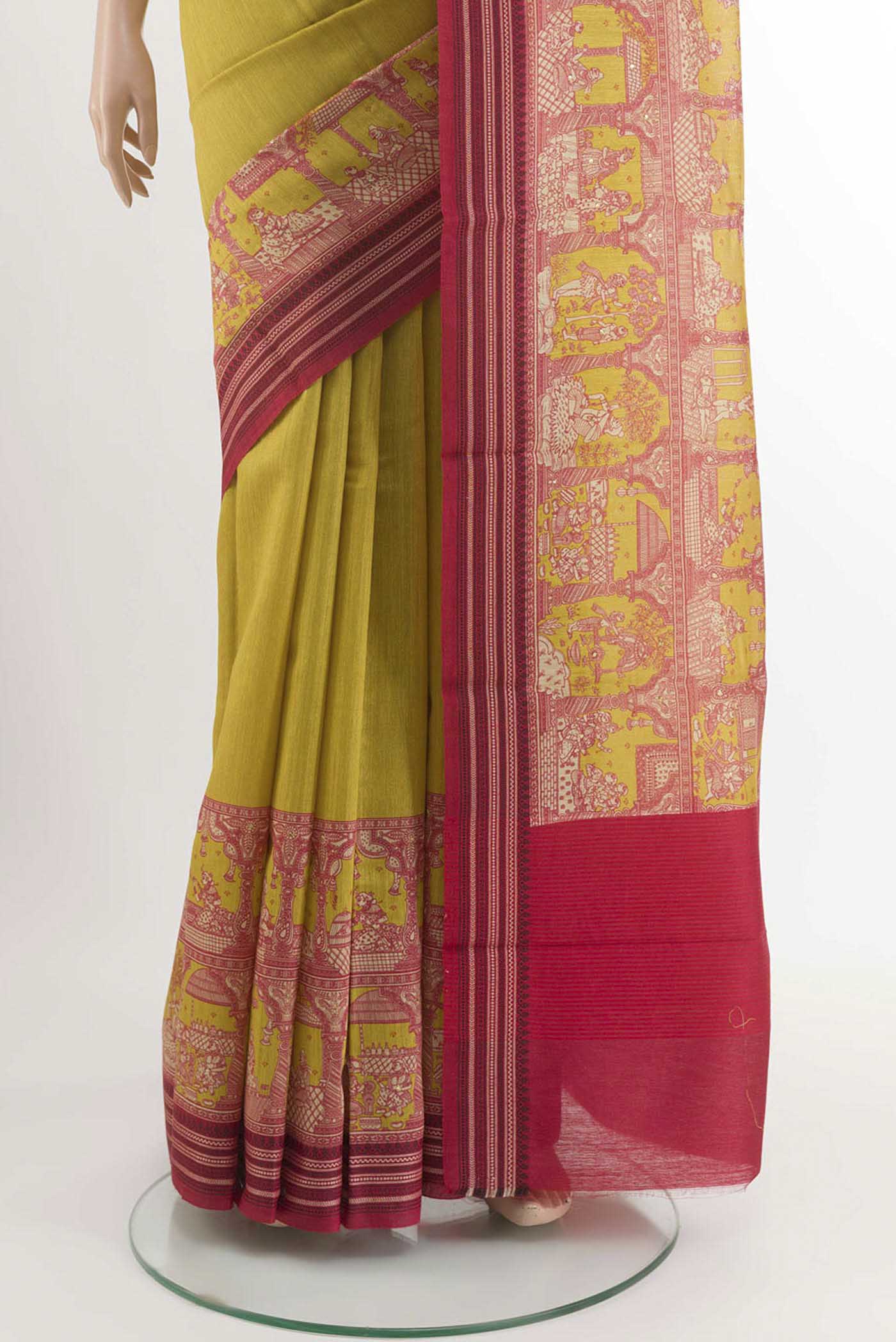 pleats pallu