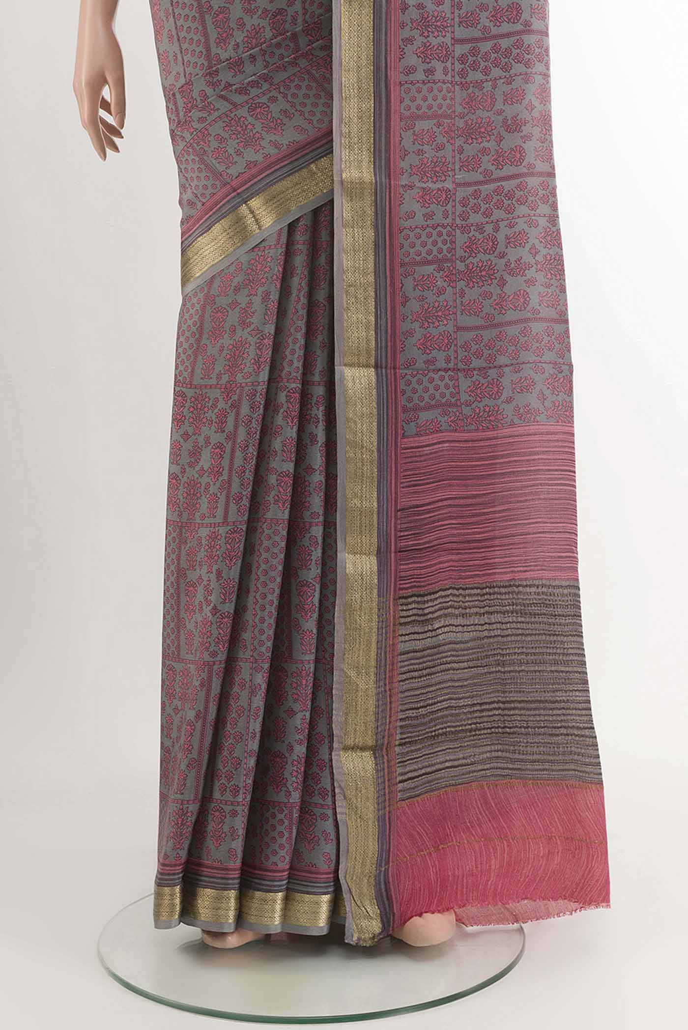 pleats pallu