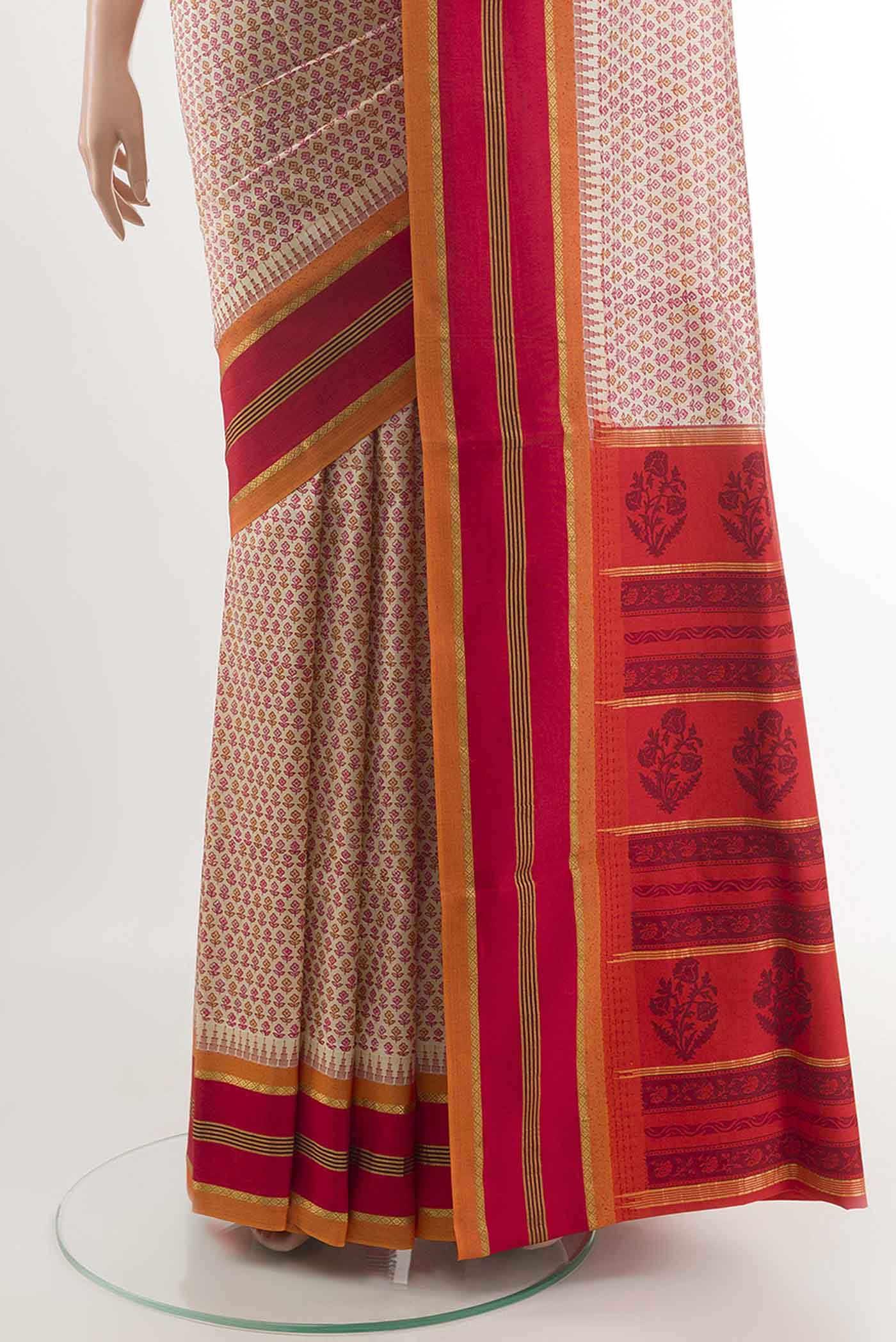 pleats pallu