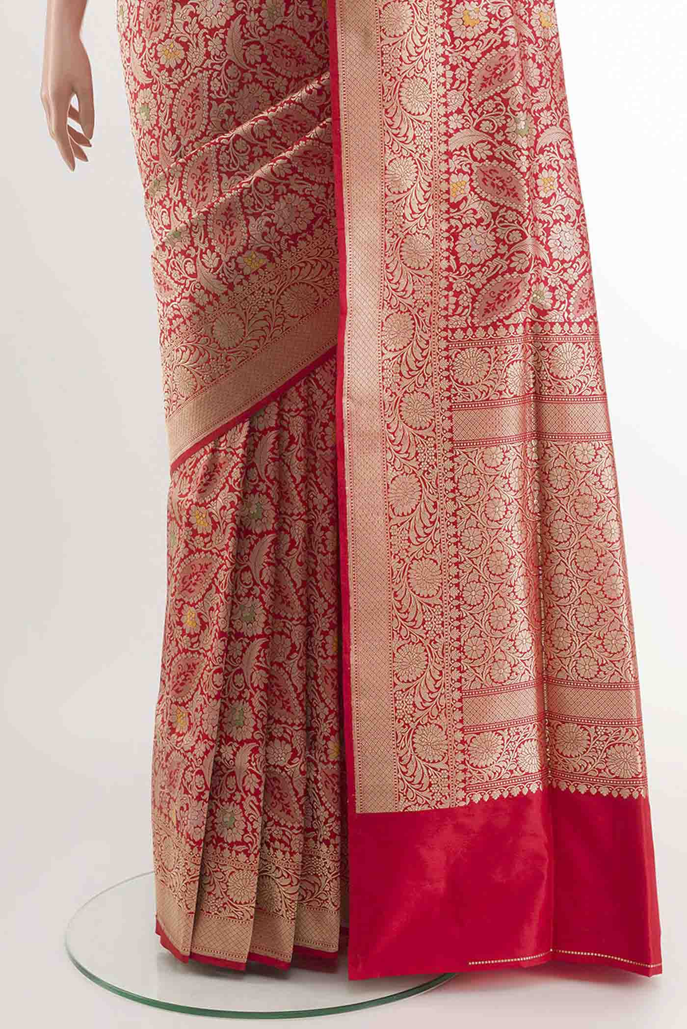 pleats pallu