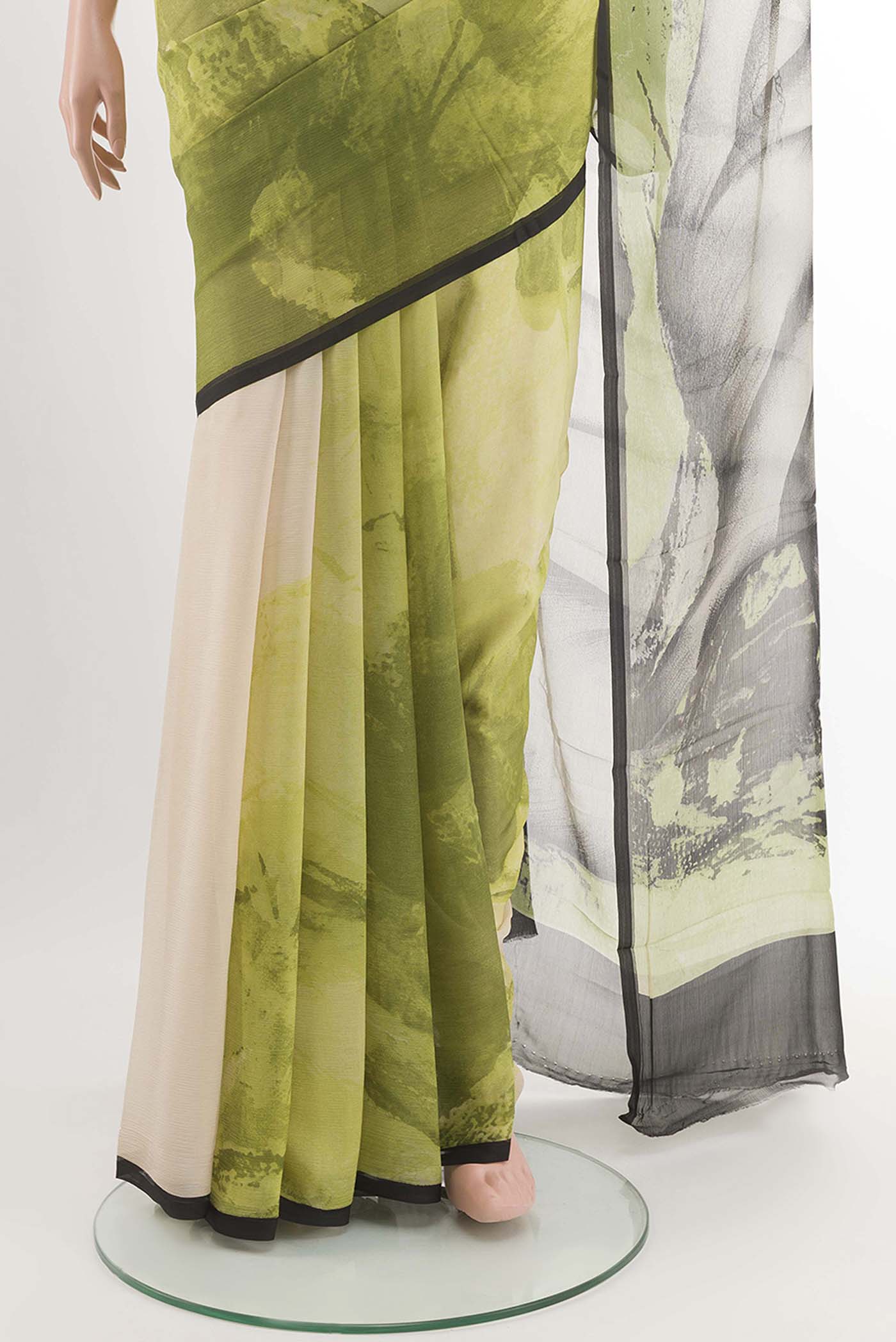 pleats pallu
