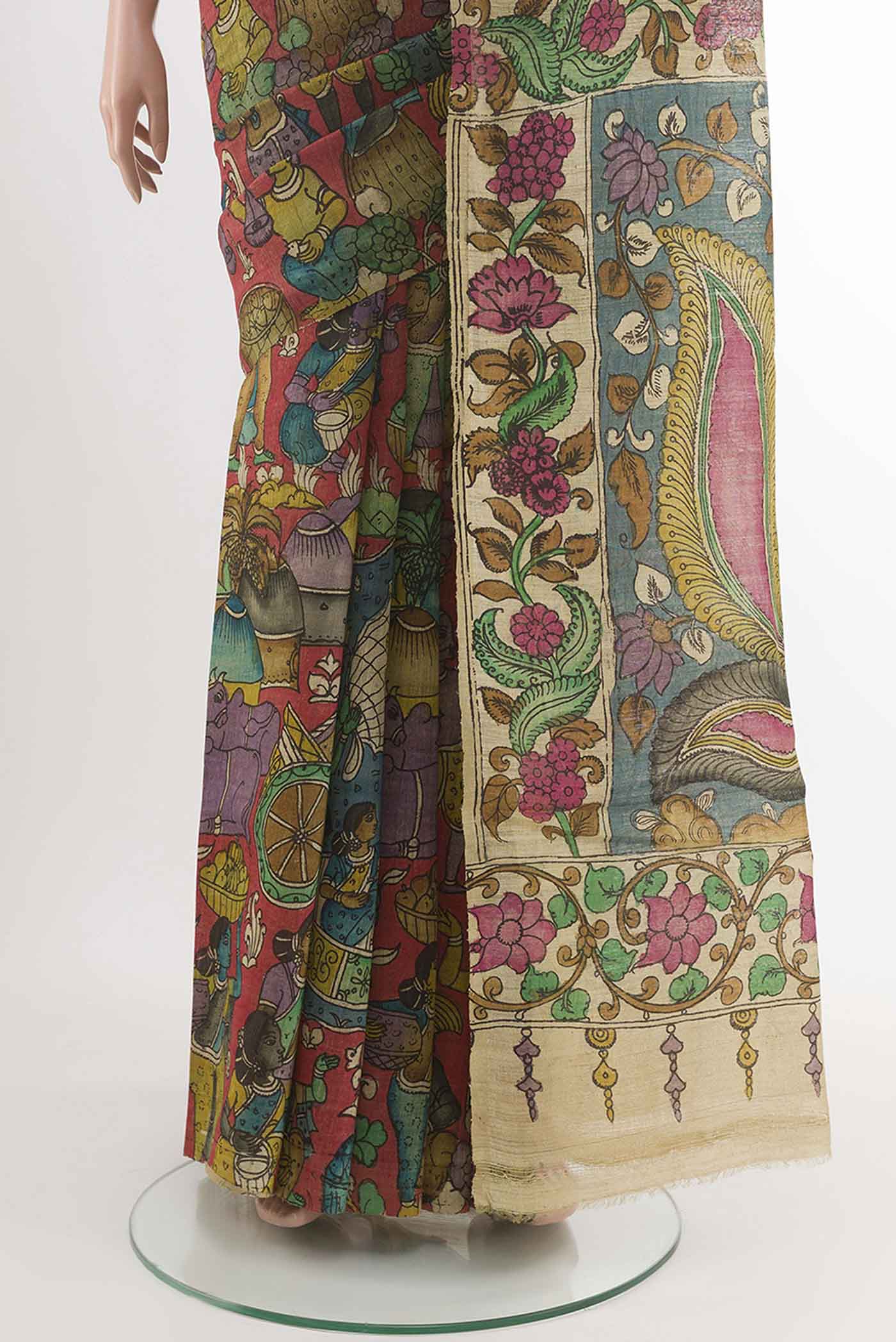 pleats pallu