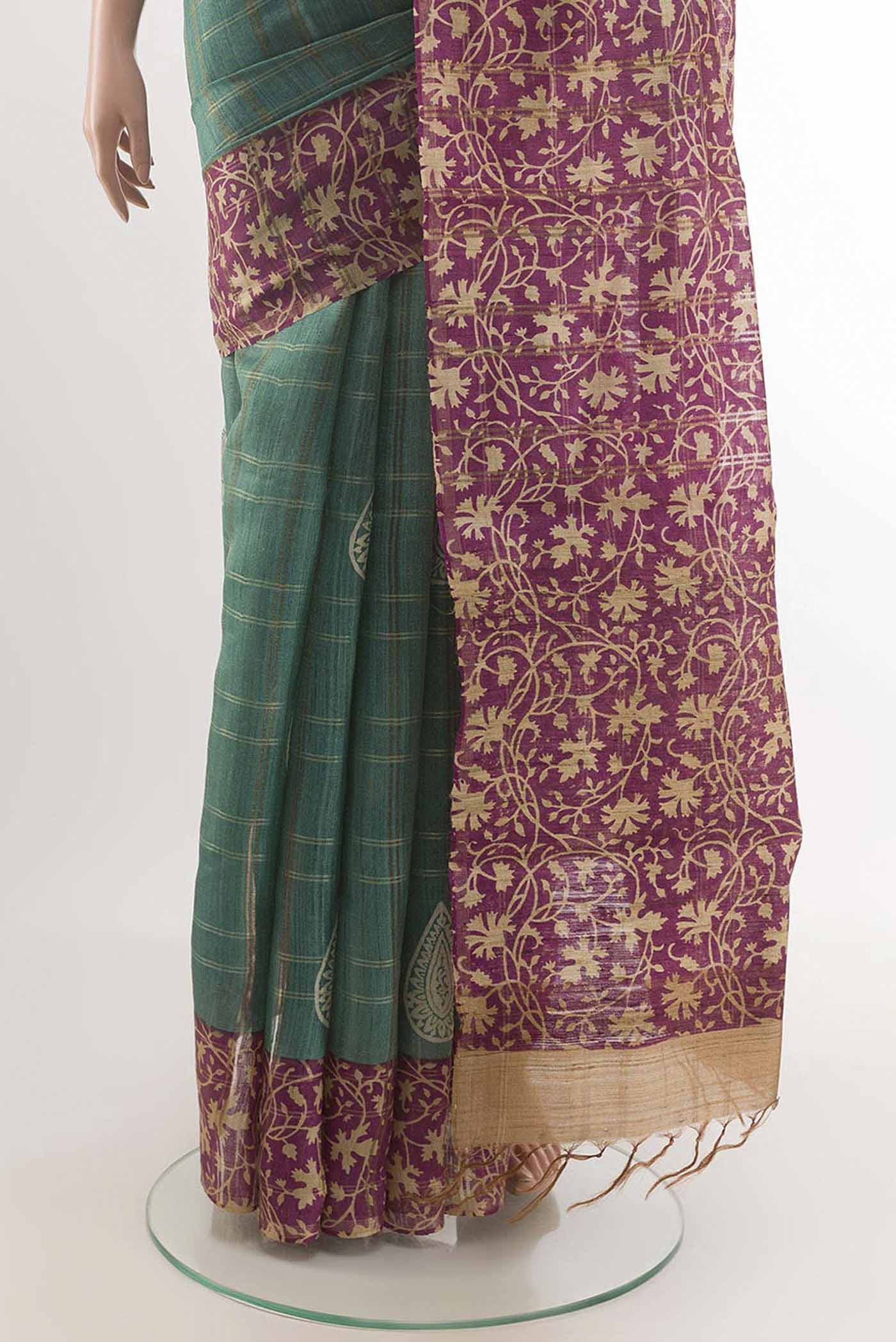 pleats pallu