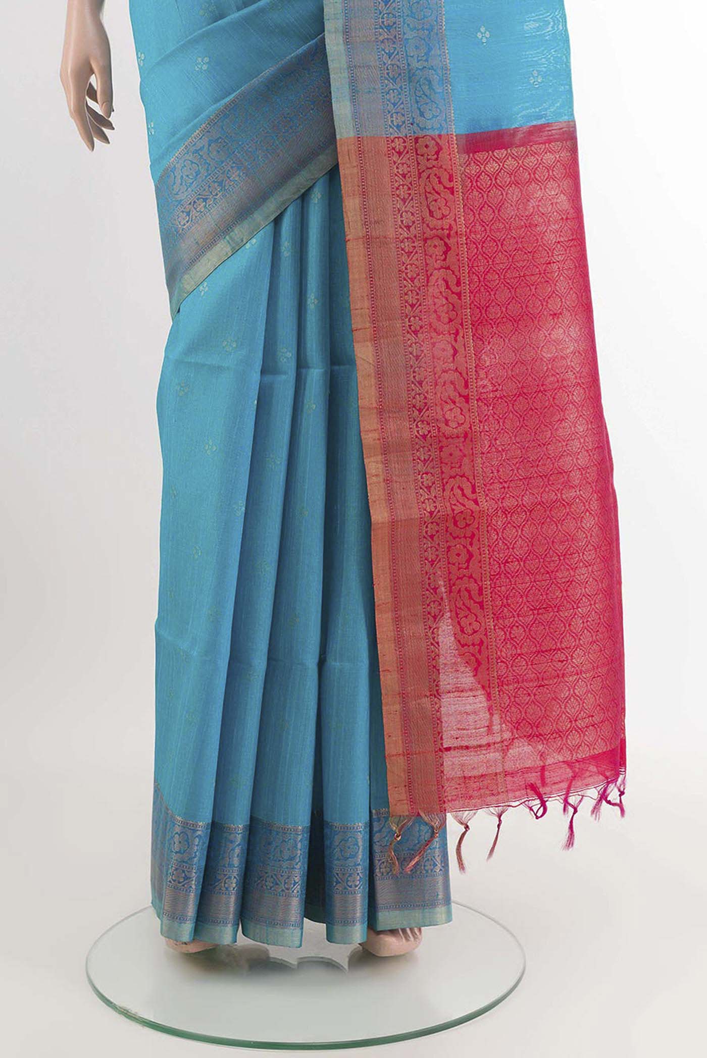 pleats pallu