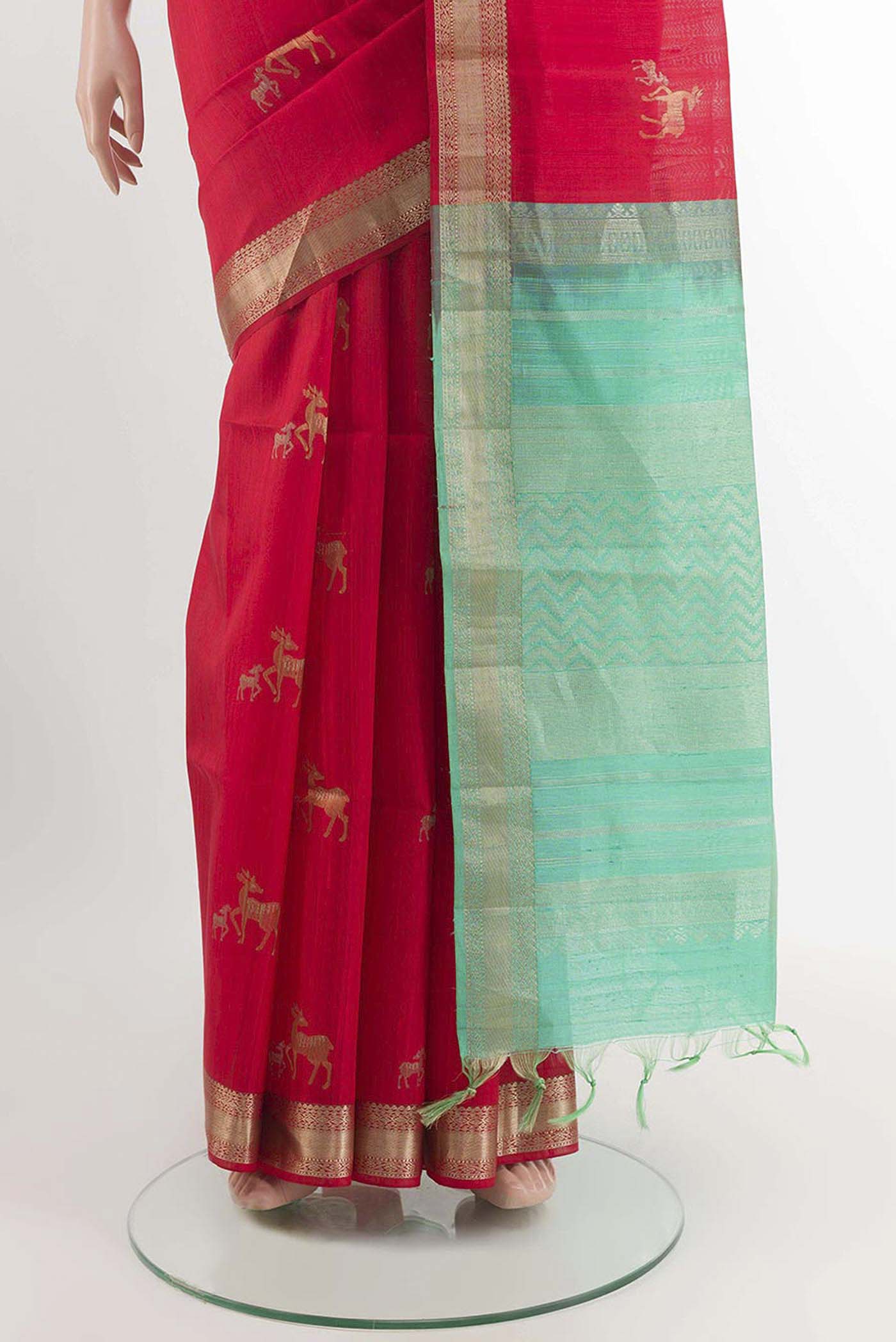 pleats pallu