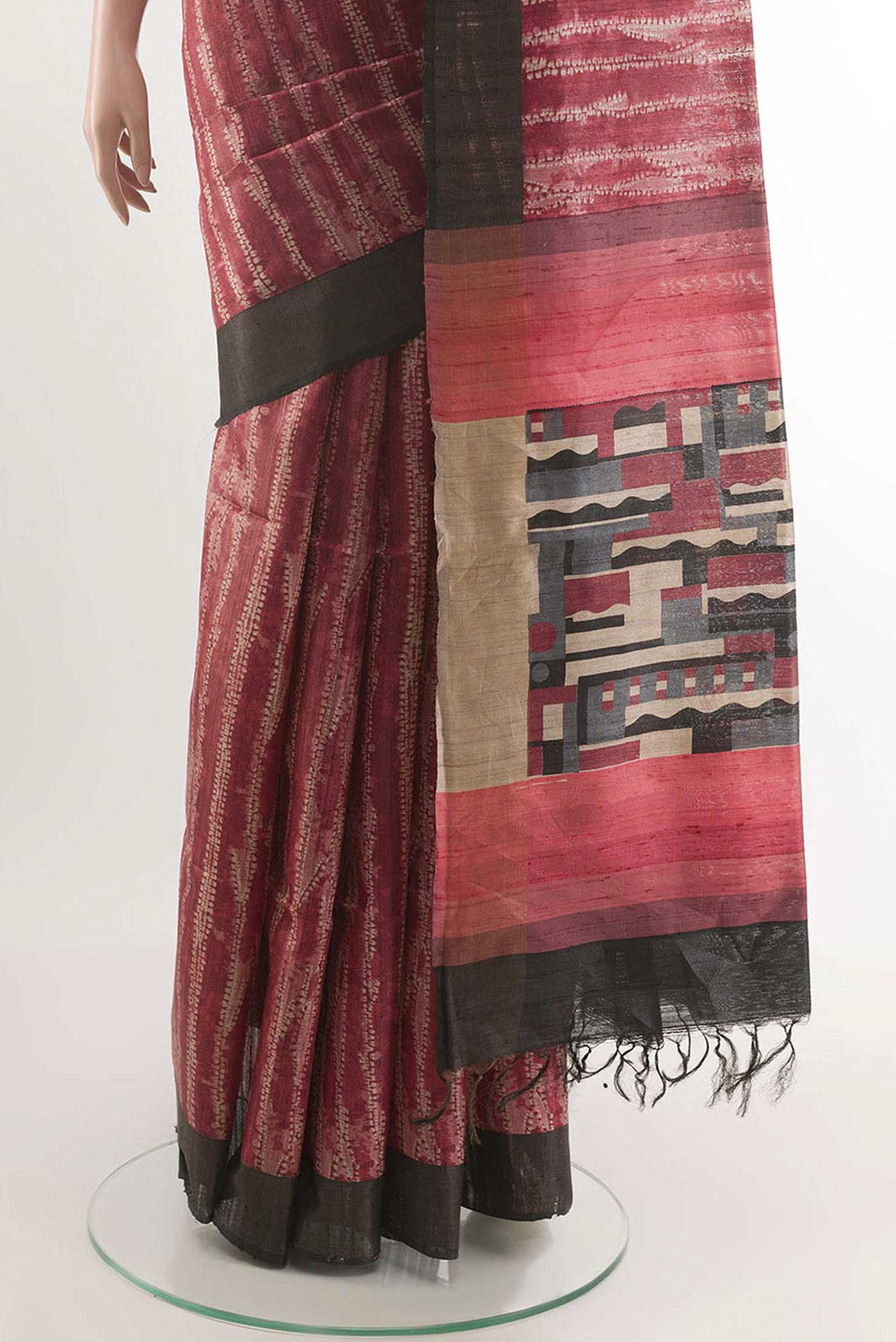 pleats pallu