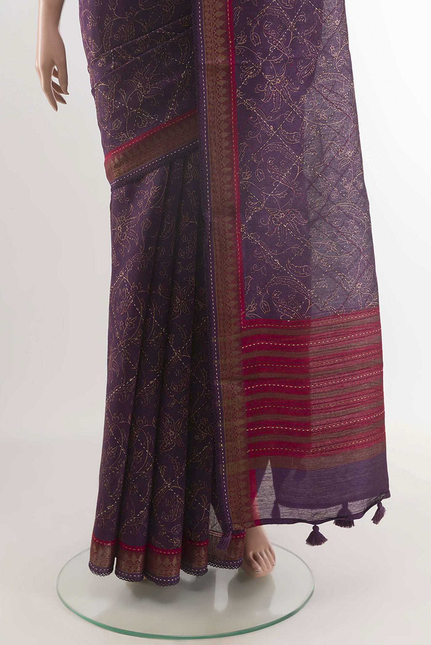 pleats pallu