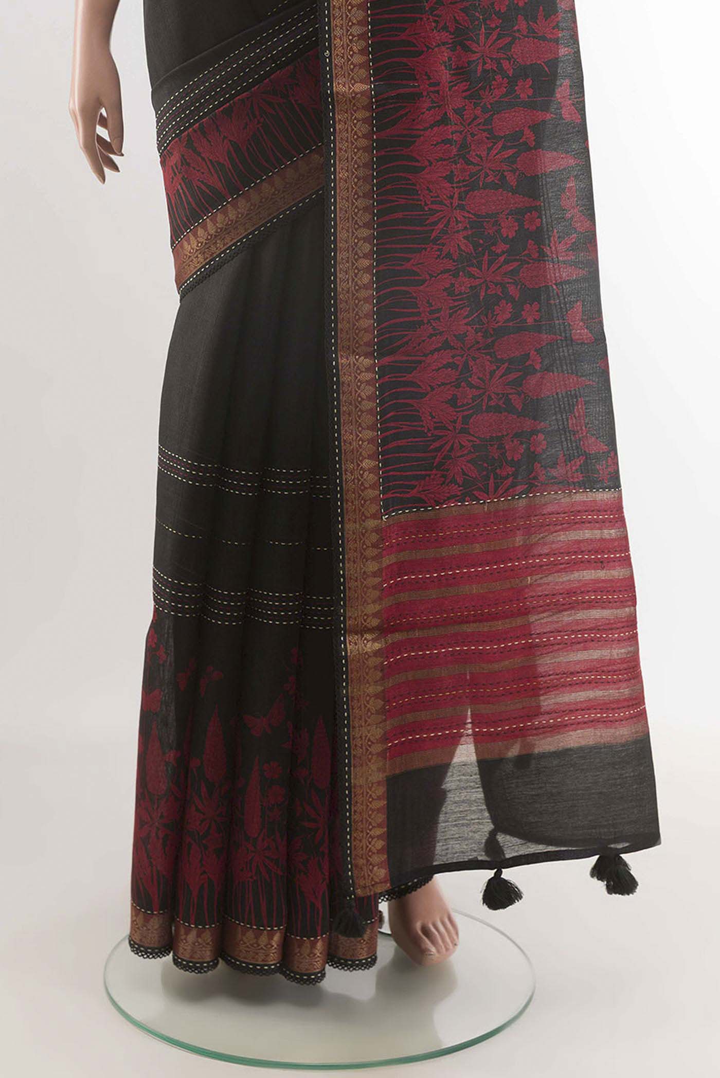 pleats pallu