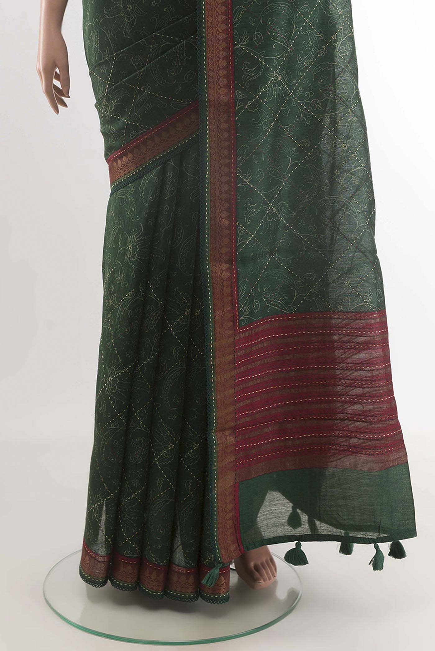 pleats pallu
