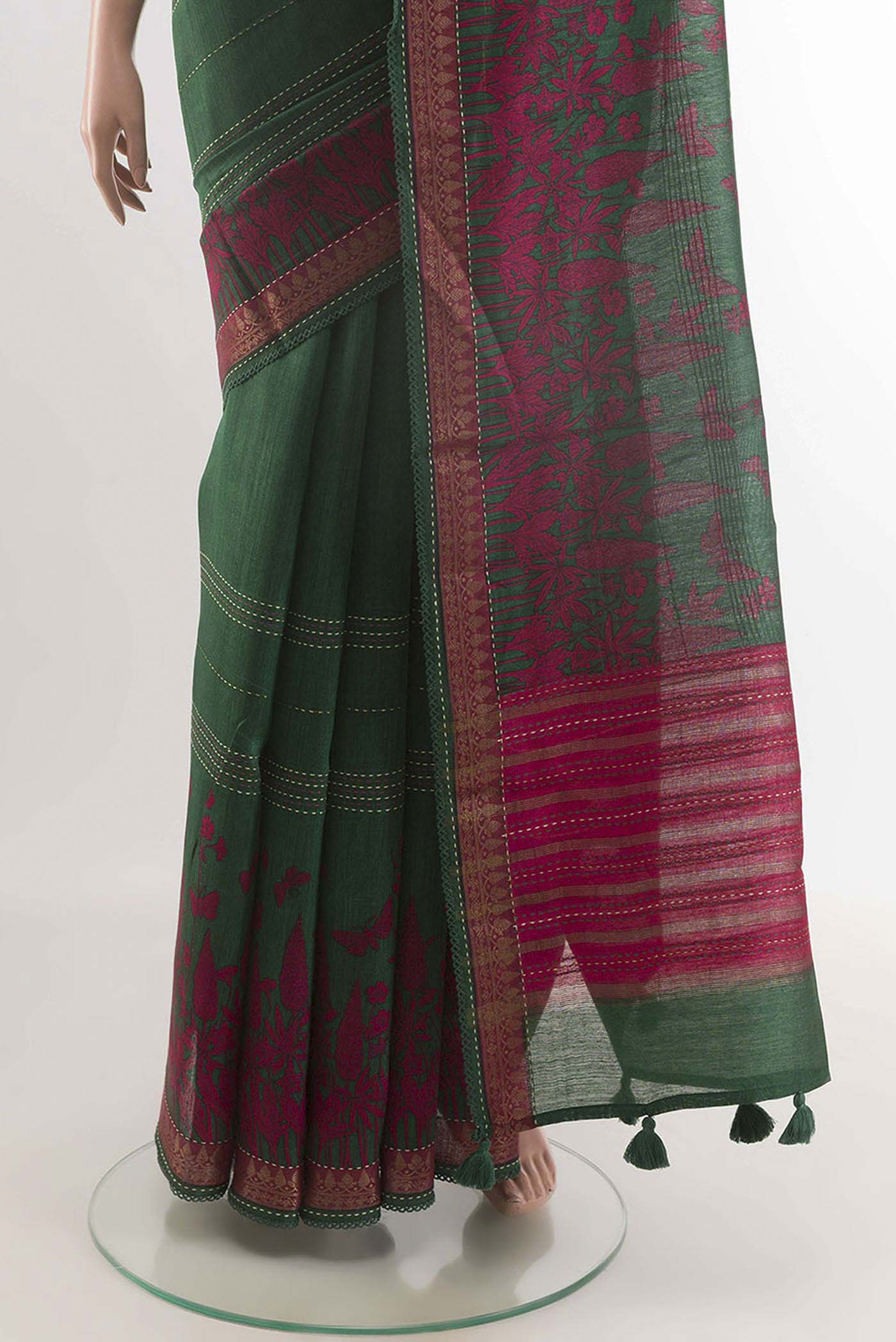 pleats pallu