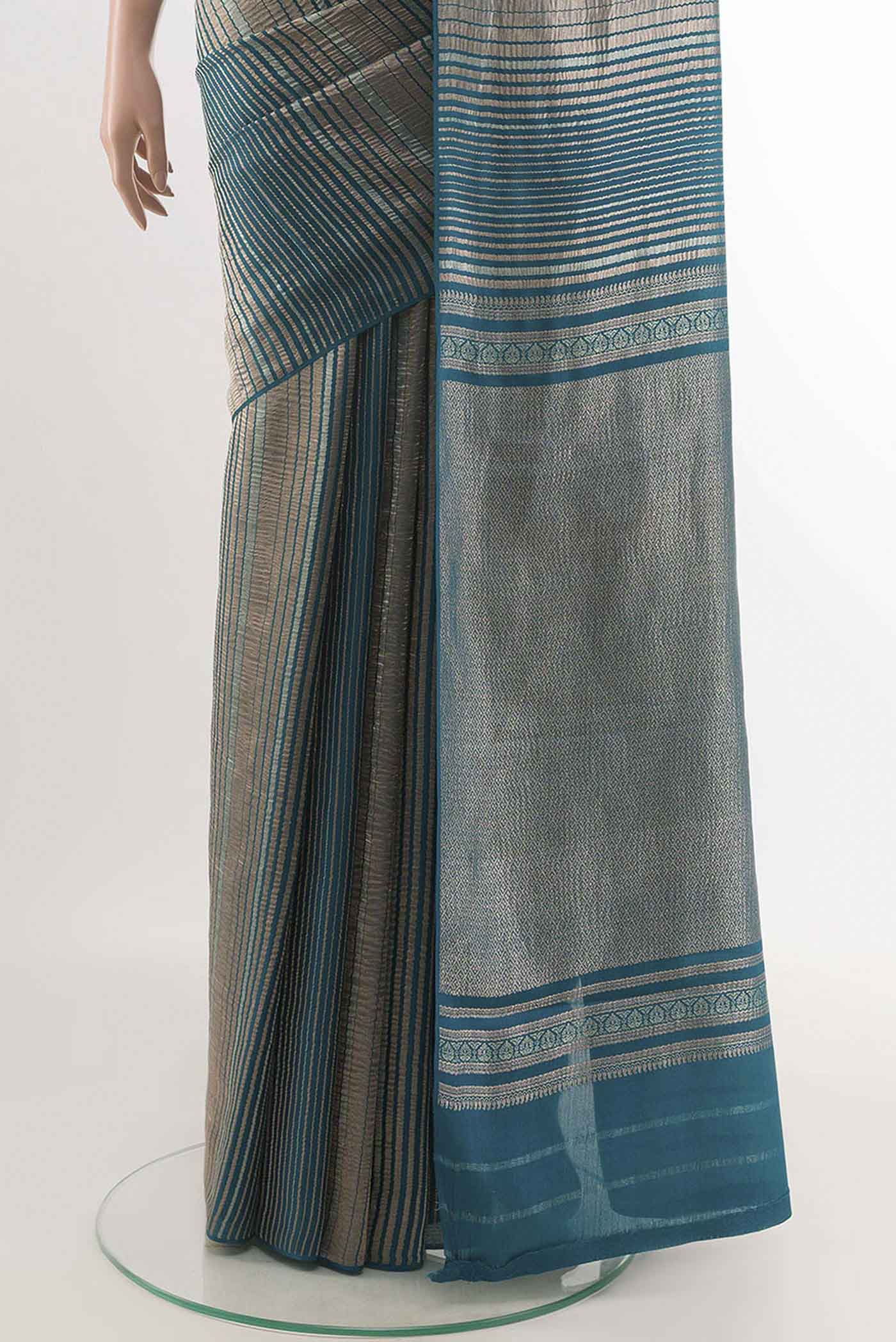 pleats pallu