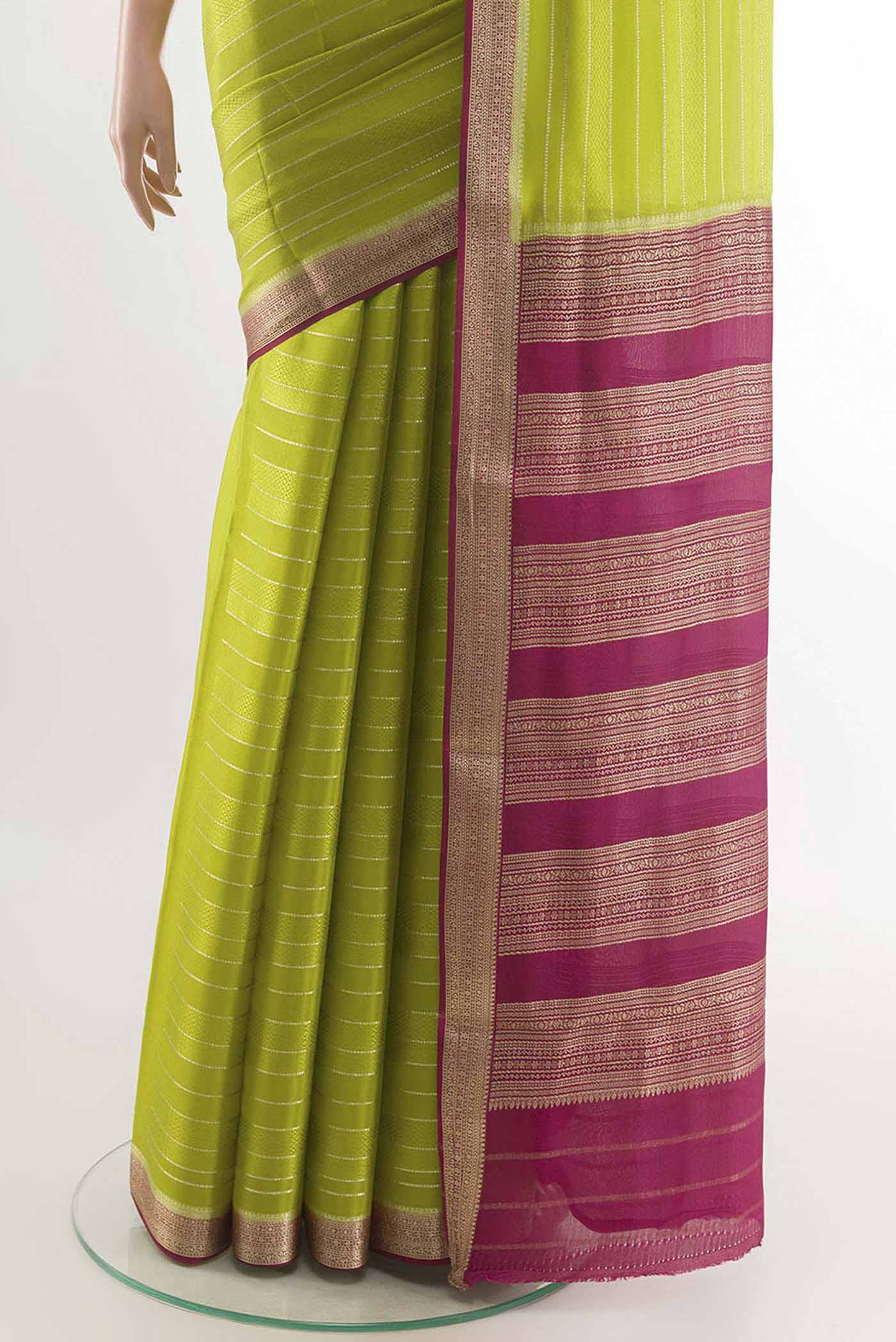 pleats pallu