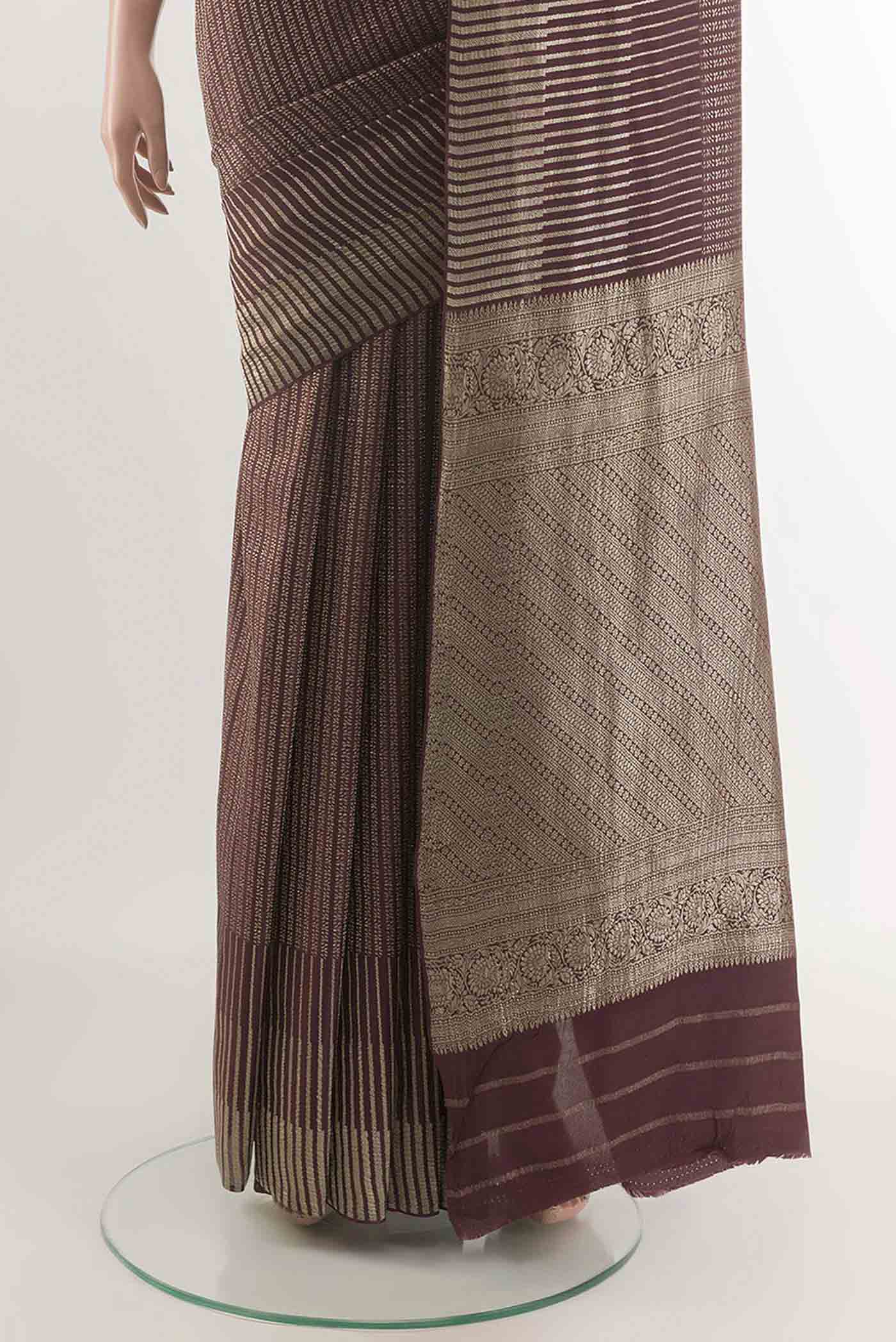 pleats pallu