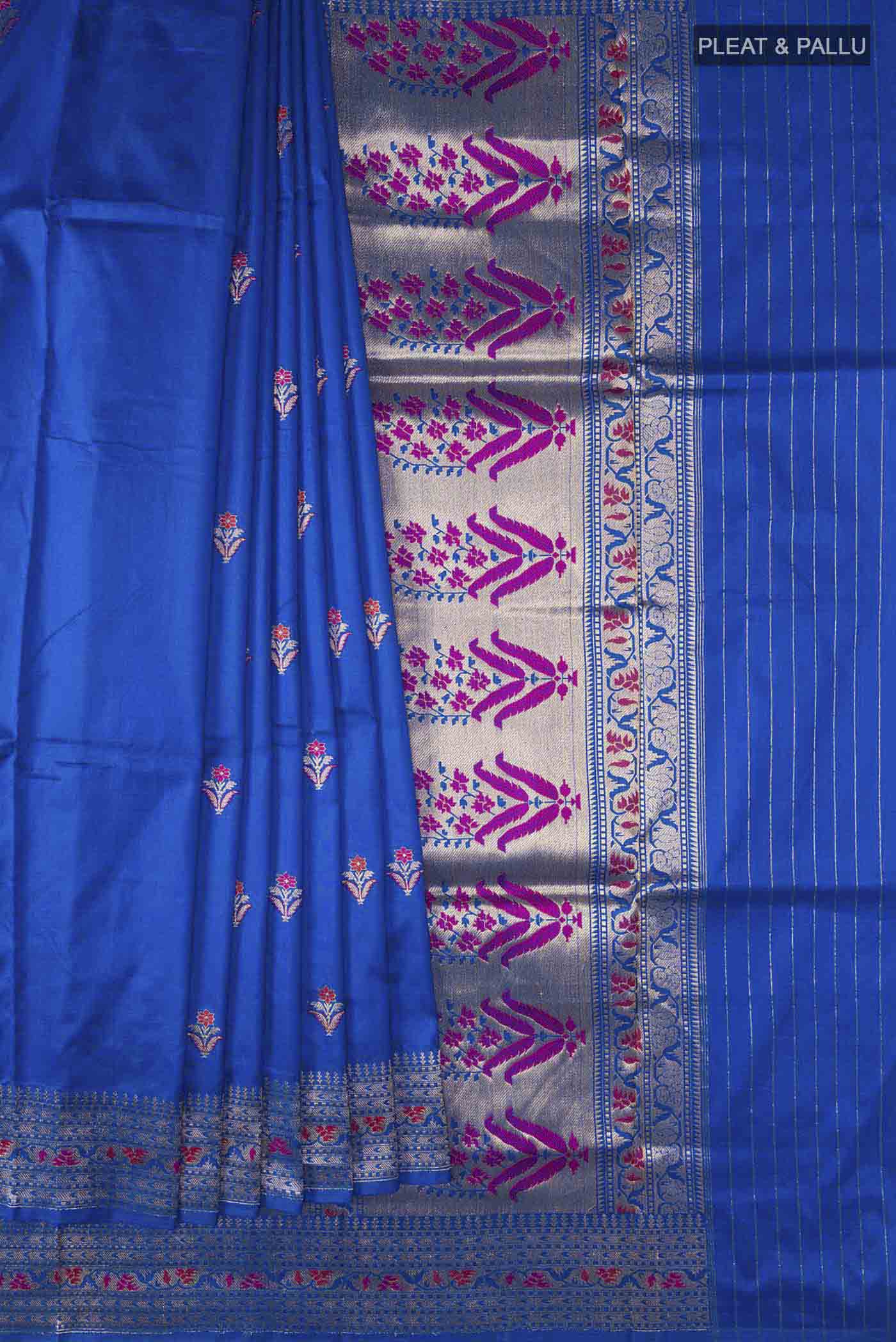 pleats pallu