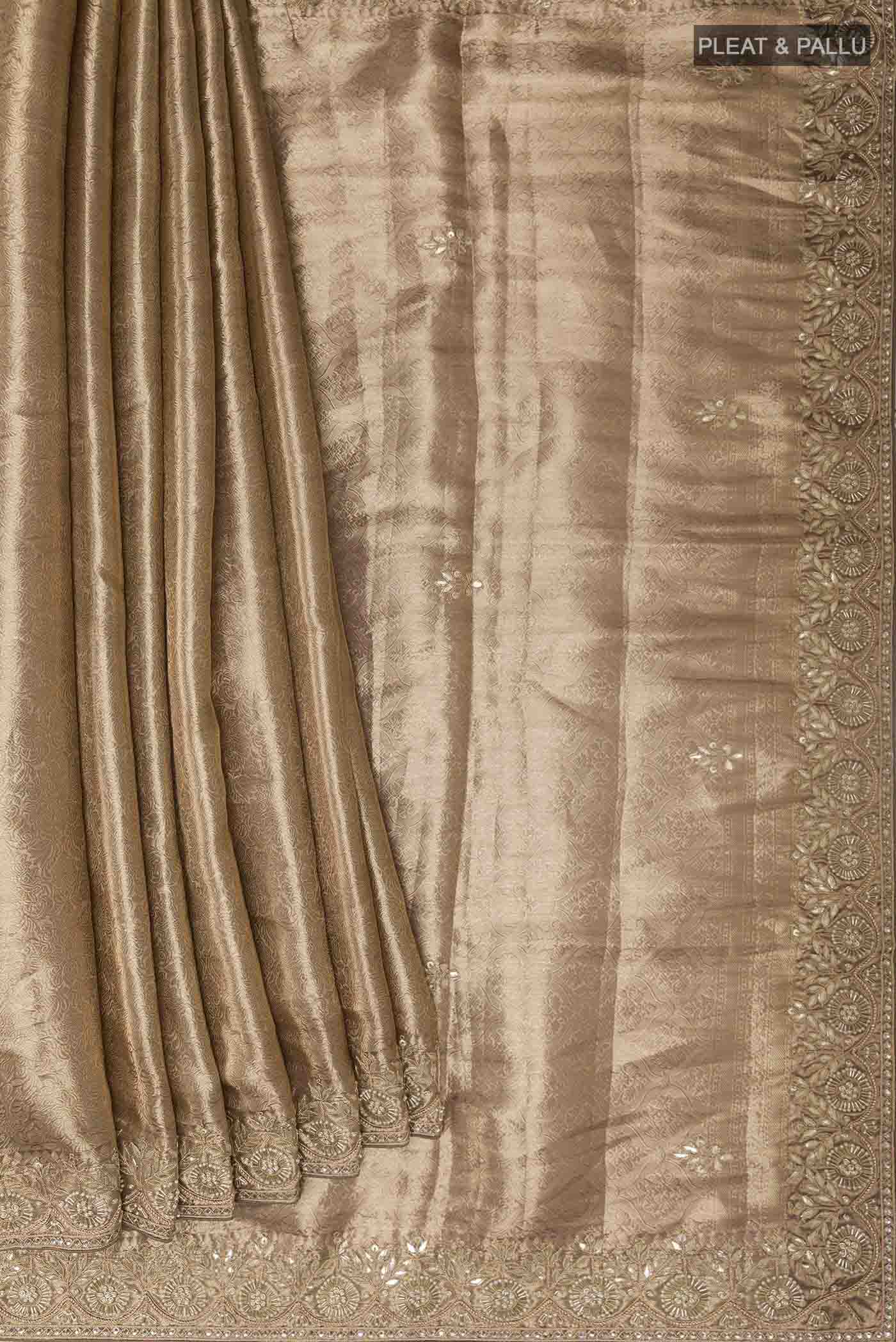 pleats pallu