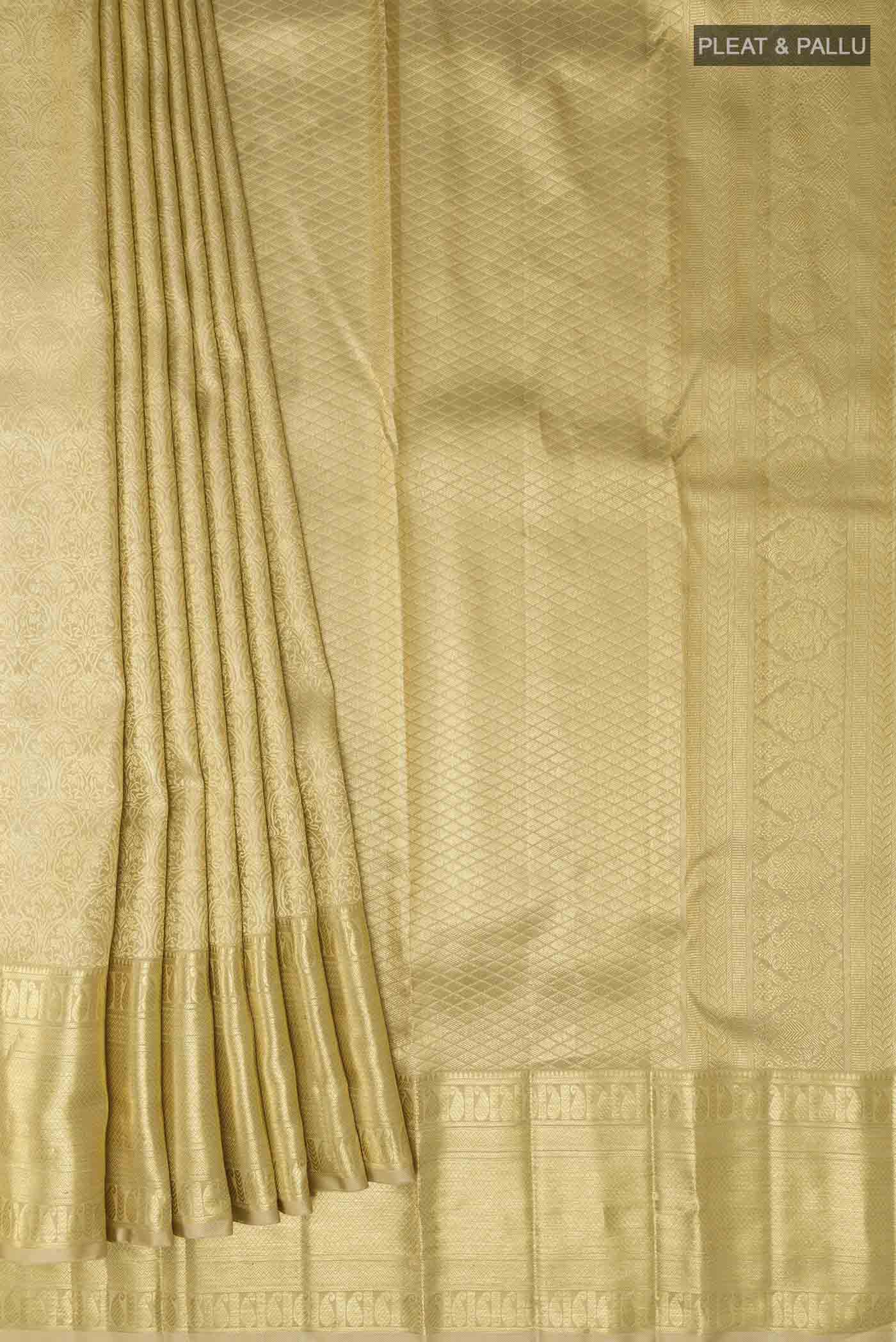 pleats pallu