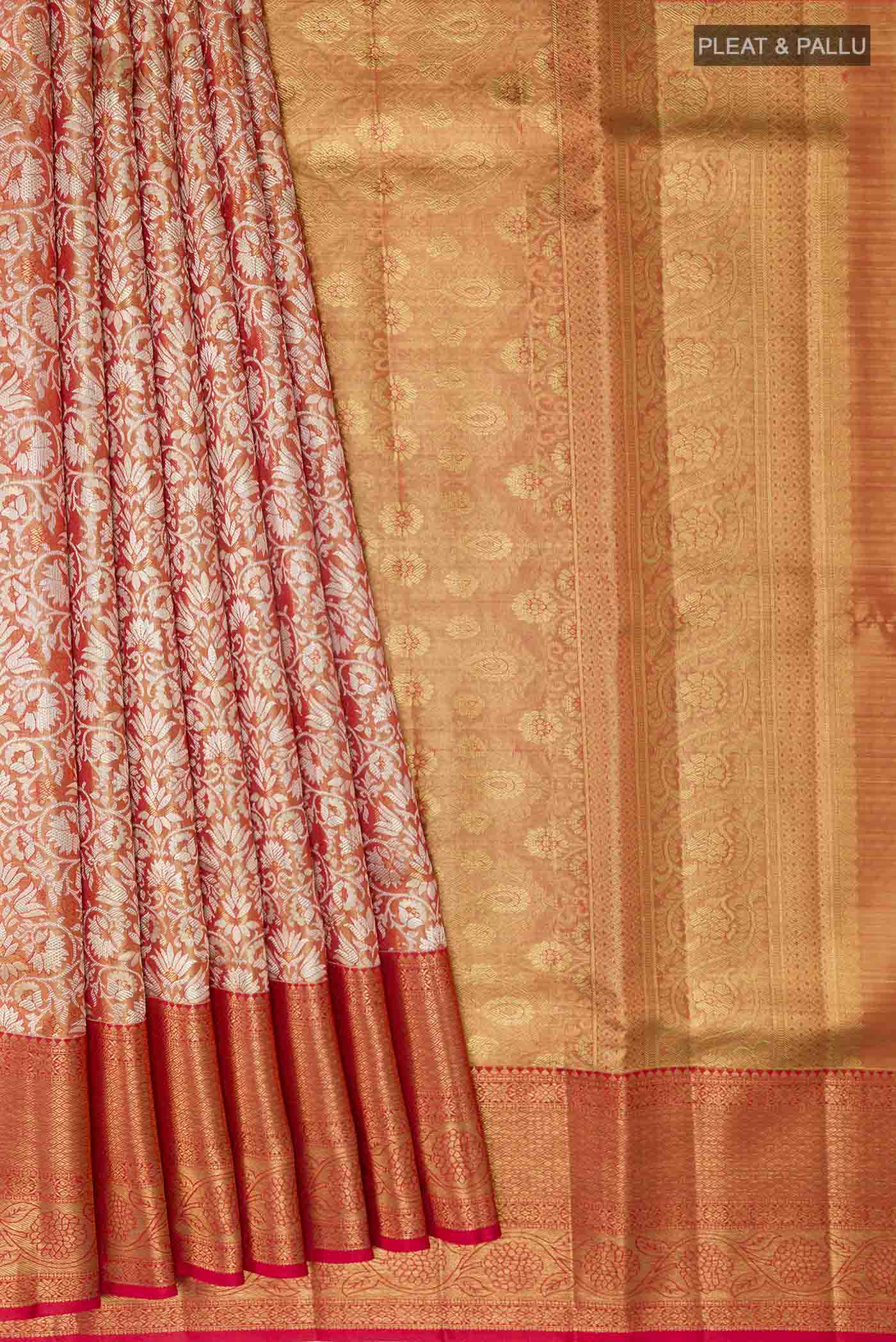 pleats pallu