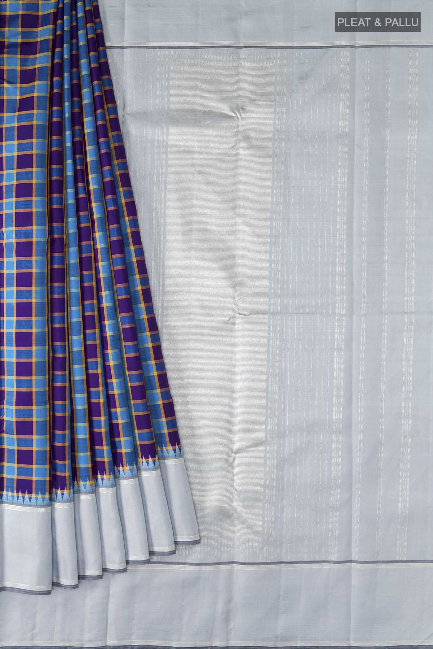 pleats pallu