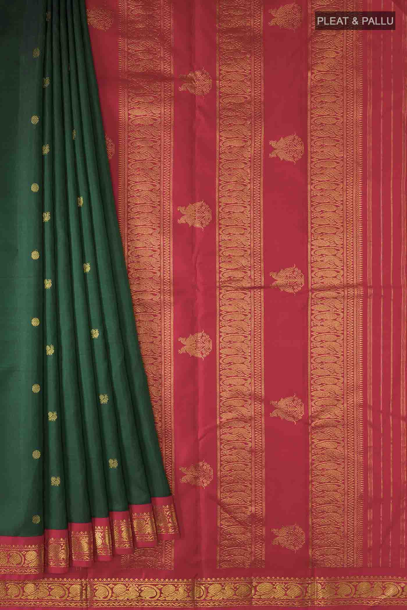 pleats pallu