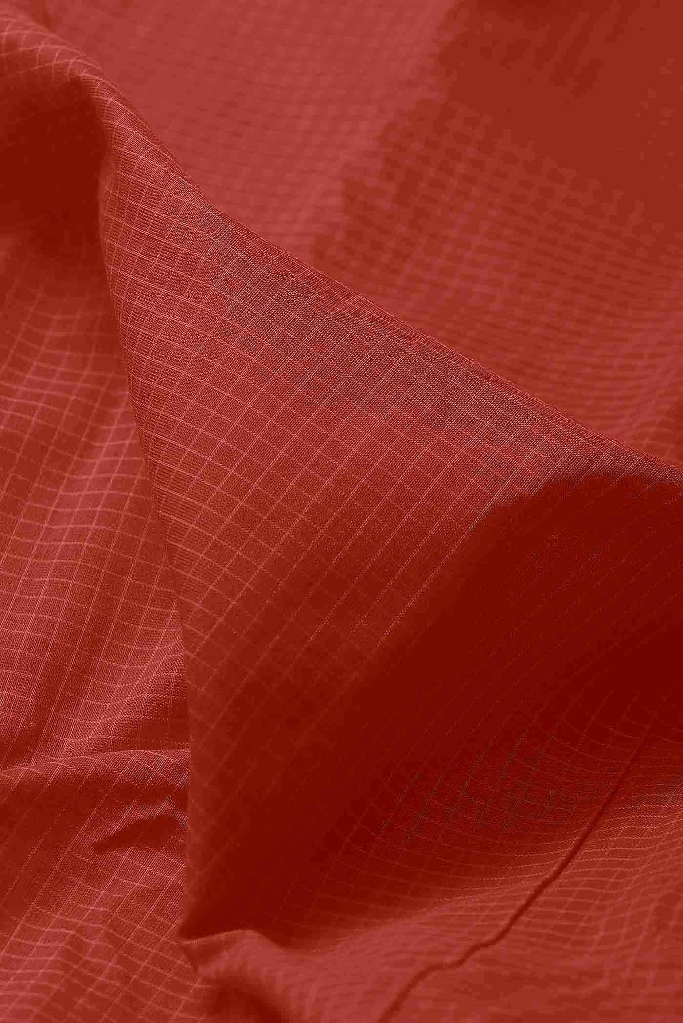 Orange Gadwal cotton Saree