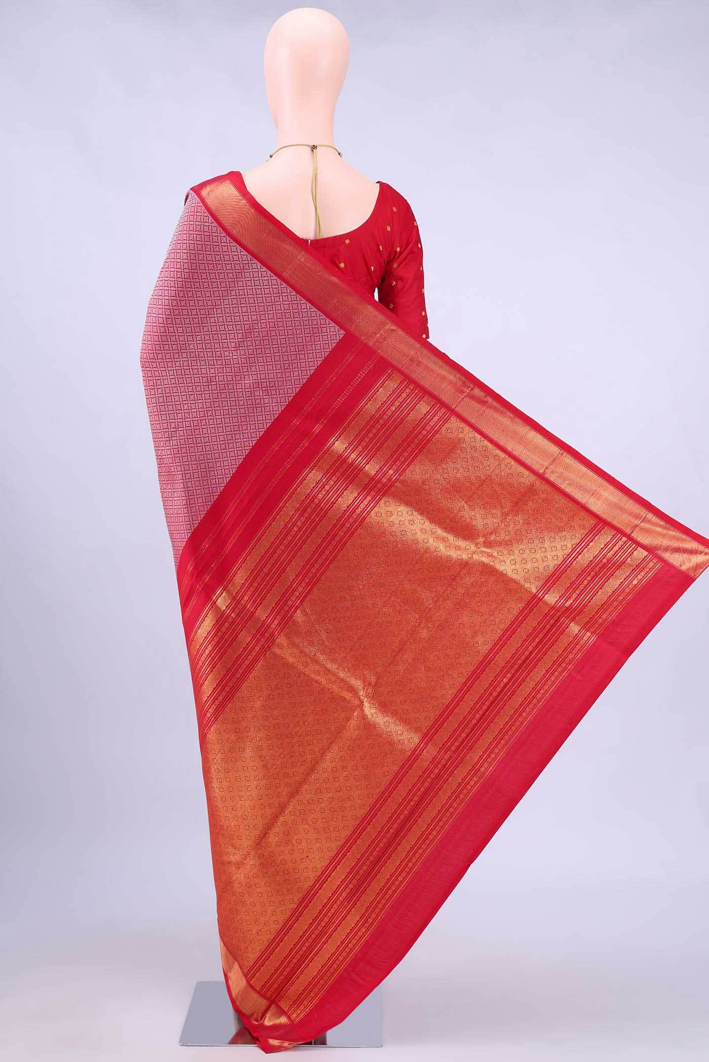 Red Kanchipuram Silk Saree