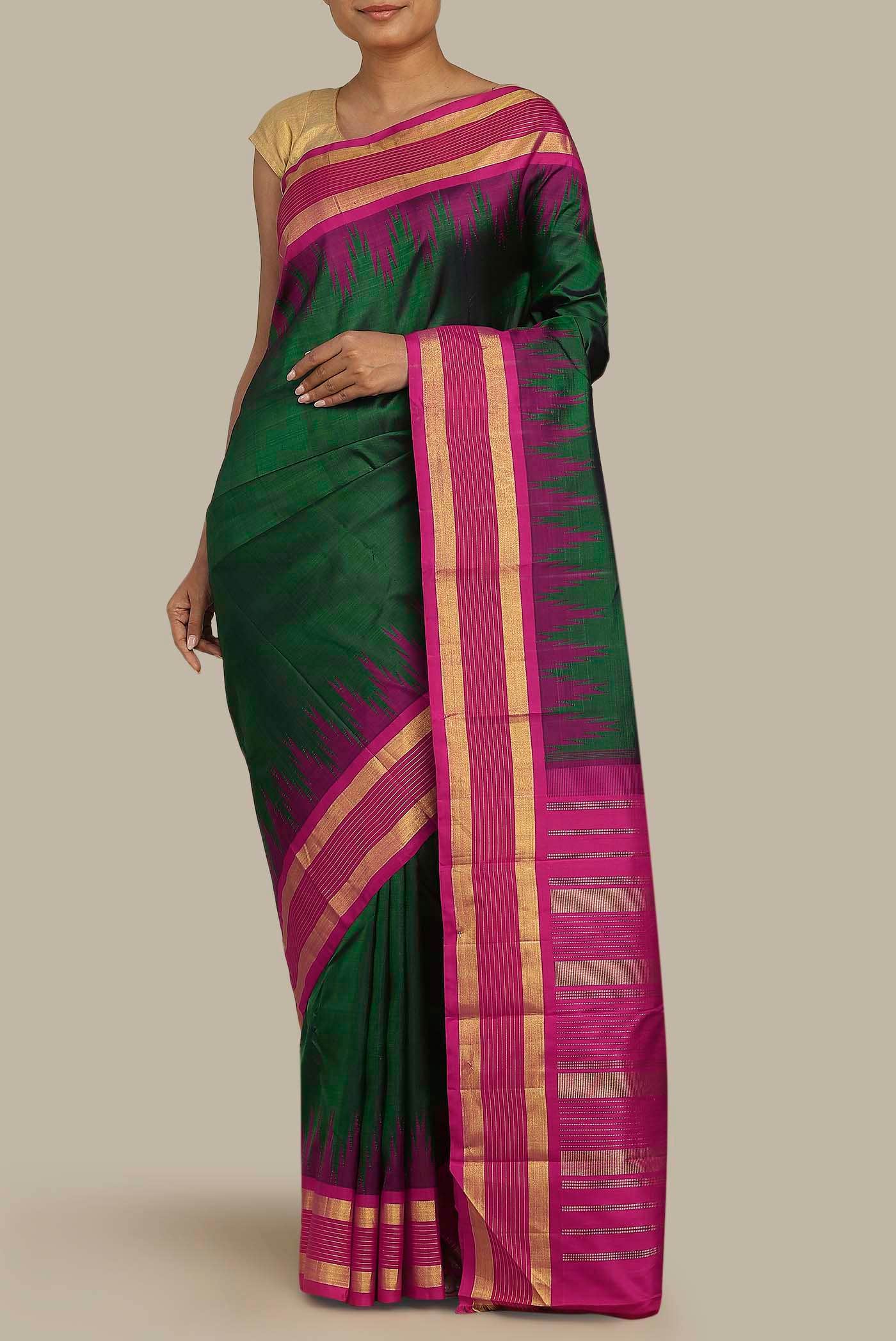 Green Kanchipuram Silk Saree
