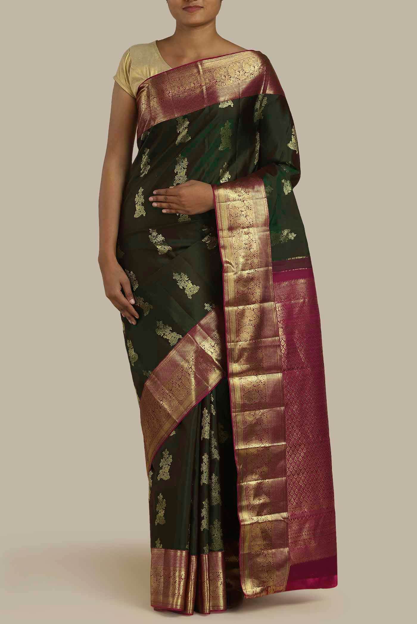 Green Kanchipuram Silk Saree