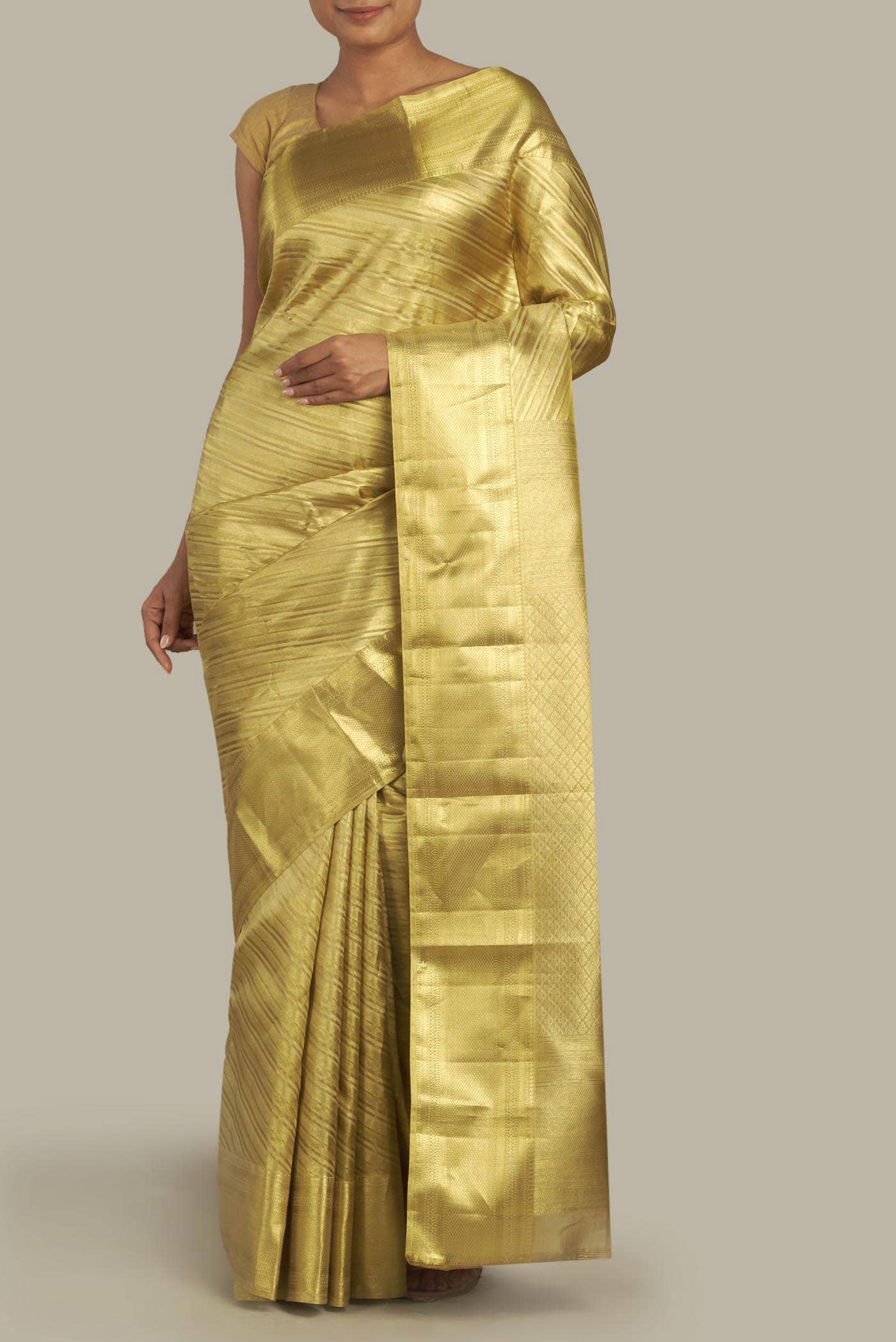 Gold Soft Silk Saree