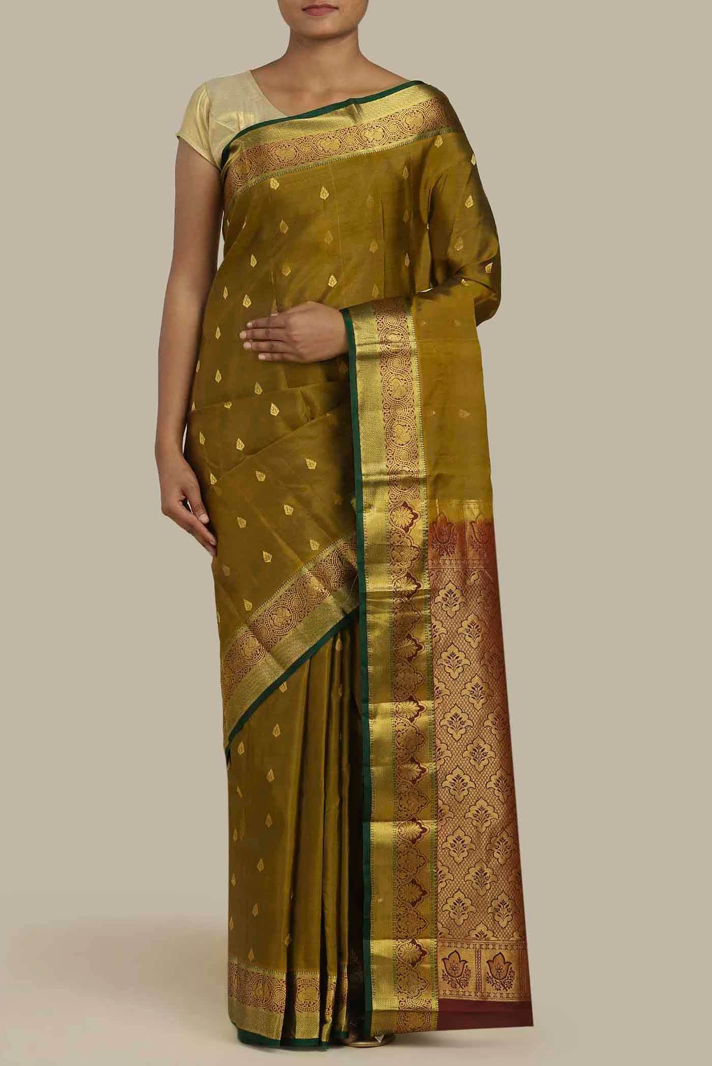 Green Kanchipuram Silk Saree