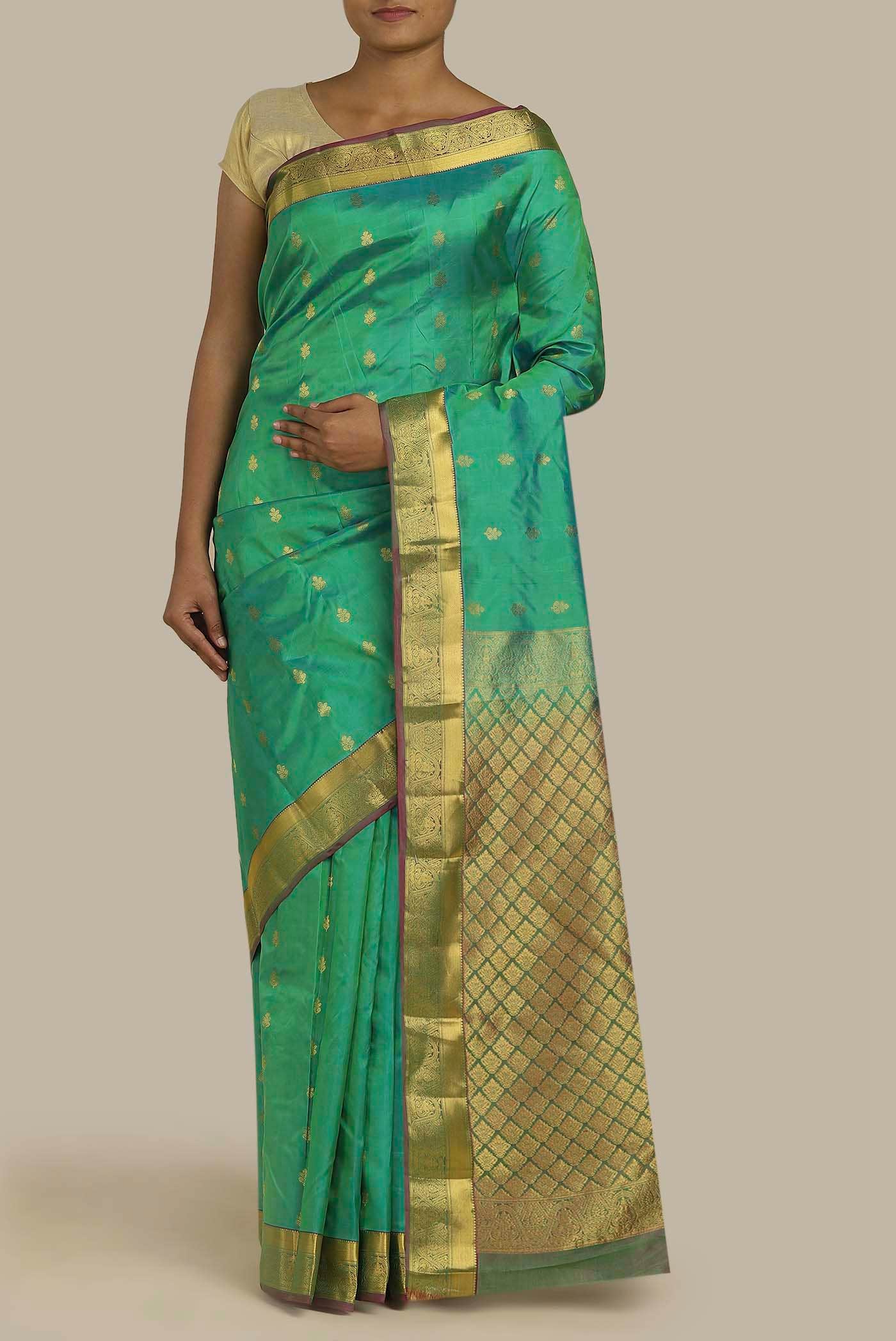 Green Kanchipuram Silk Saree