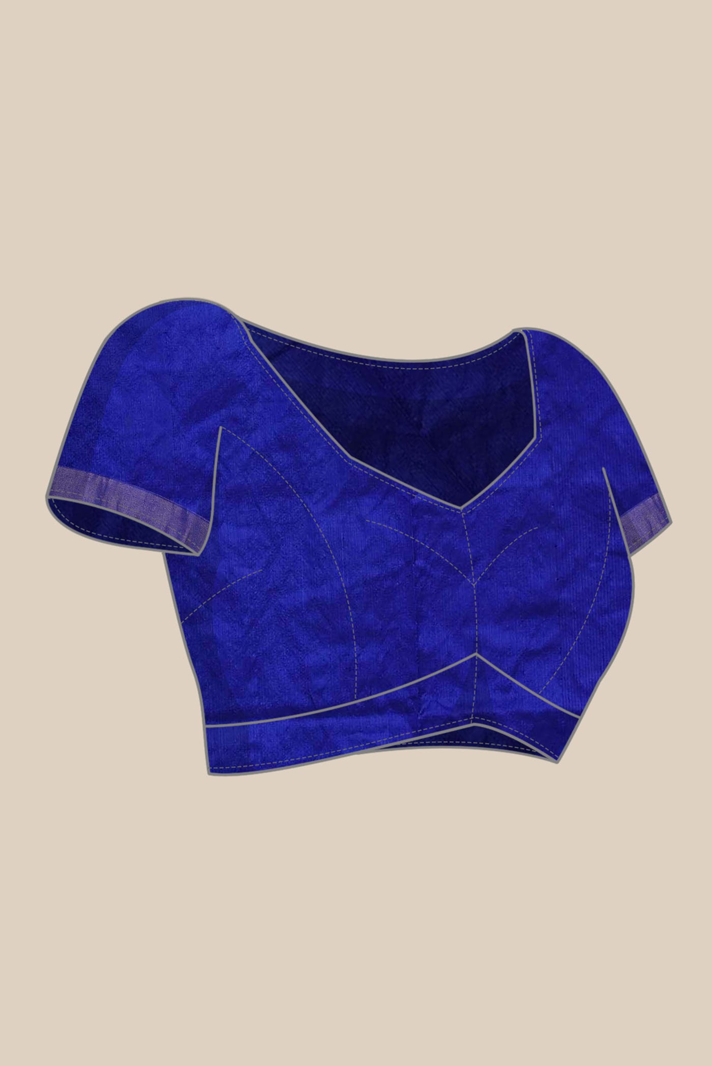 Blue Pochampally Silk Saree