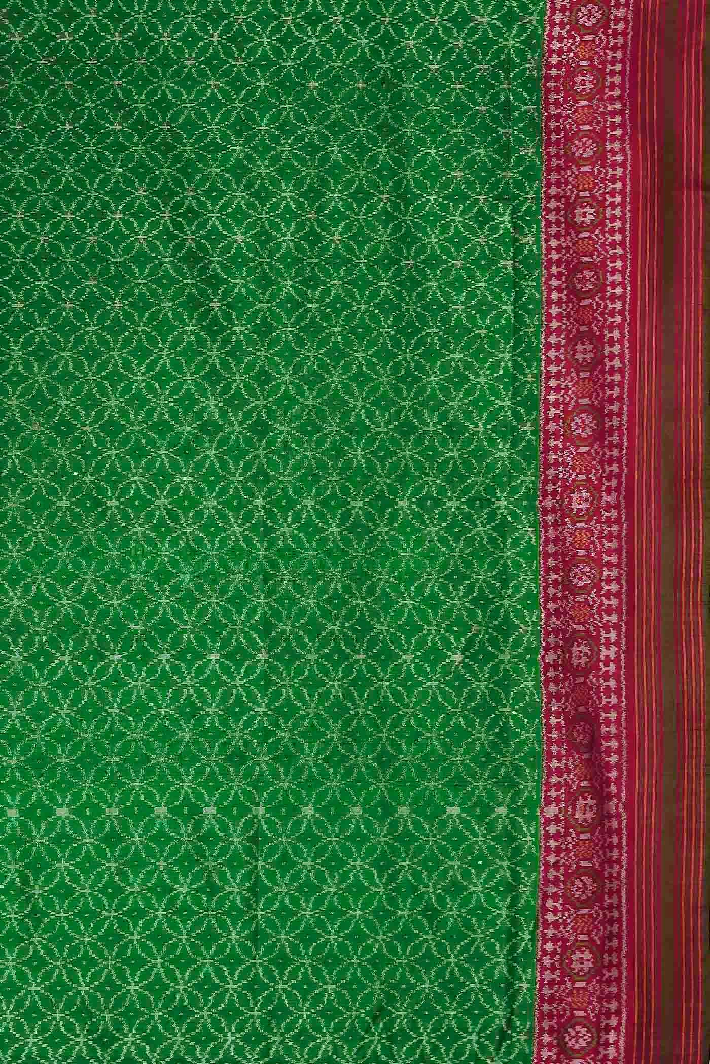 Green Orissa Silk Saree